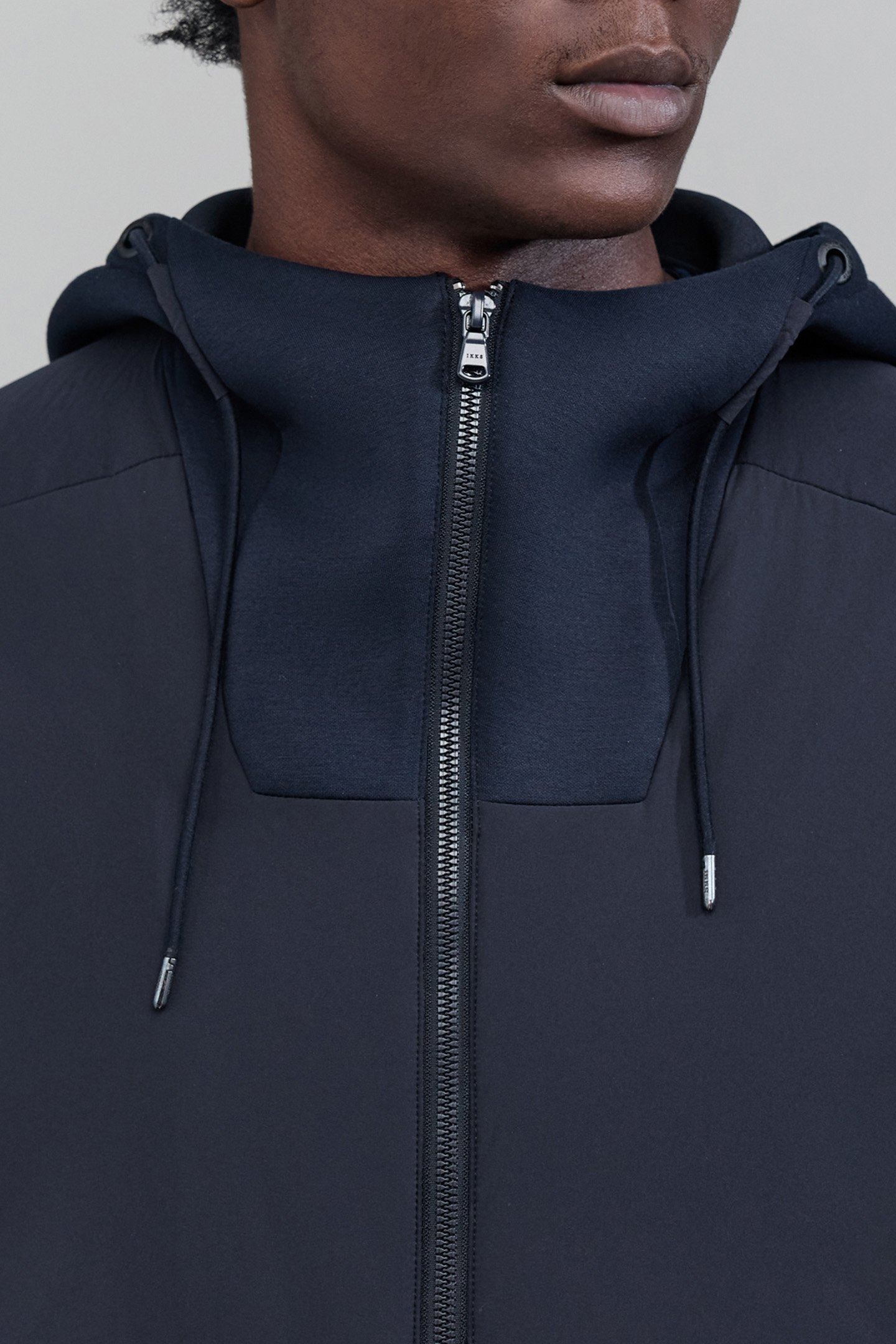 NAVY BI-MATERIAL UNDER-DOUDOUNE 5