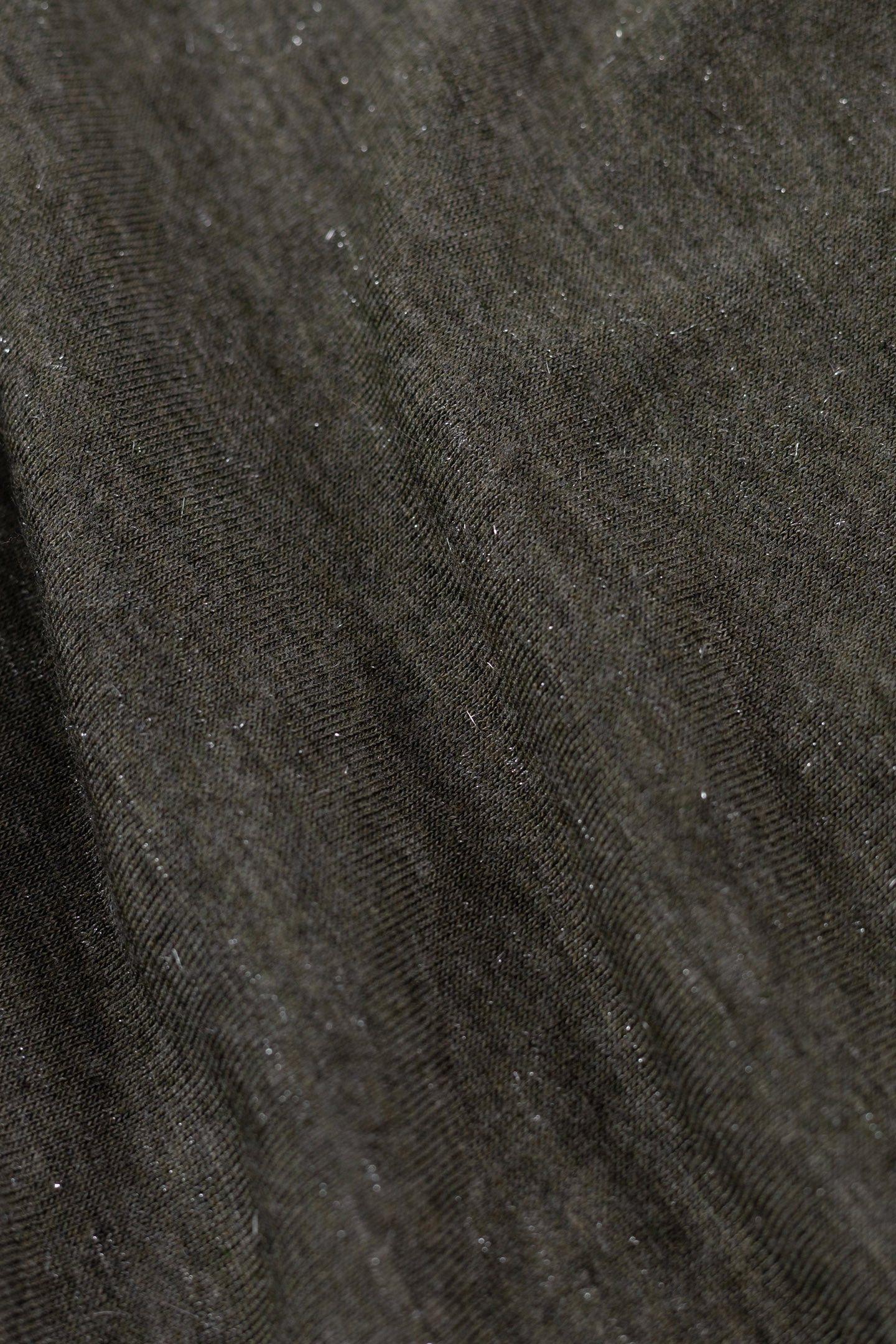 KHAKI LUREX KNIT TEE 4