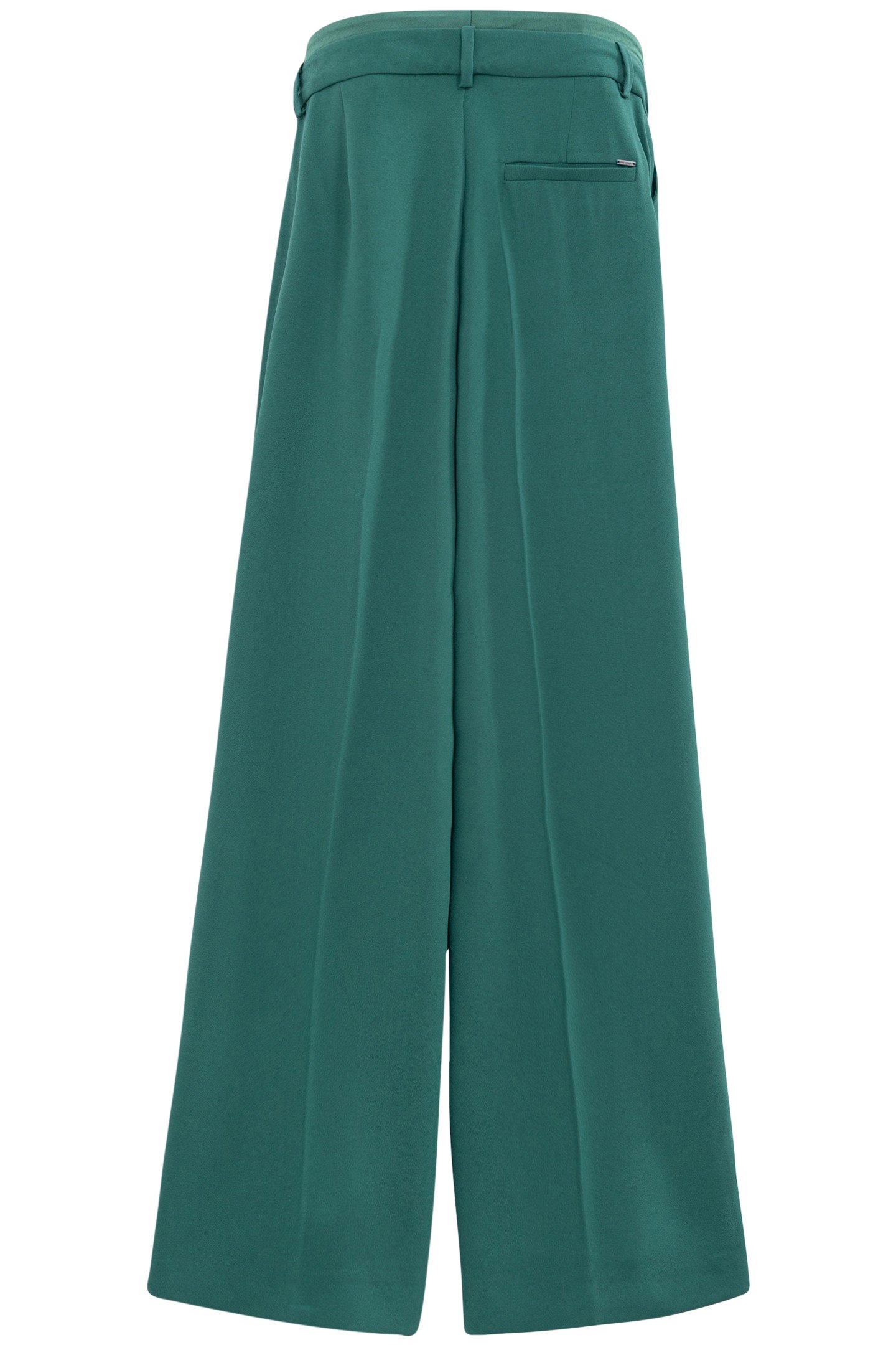 WIDE EMERALD DOUBLE-BREASTED SUIT PANTS 2