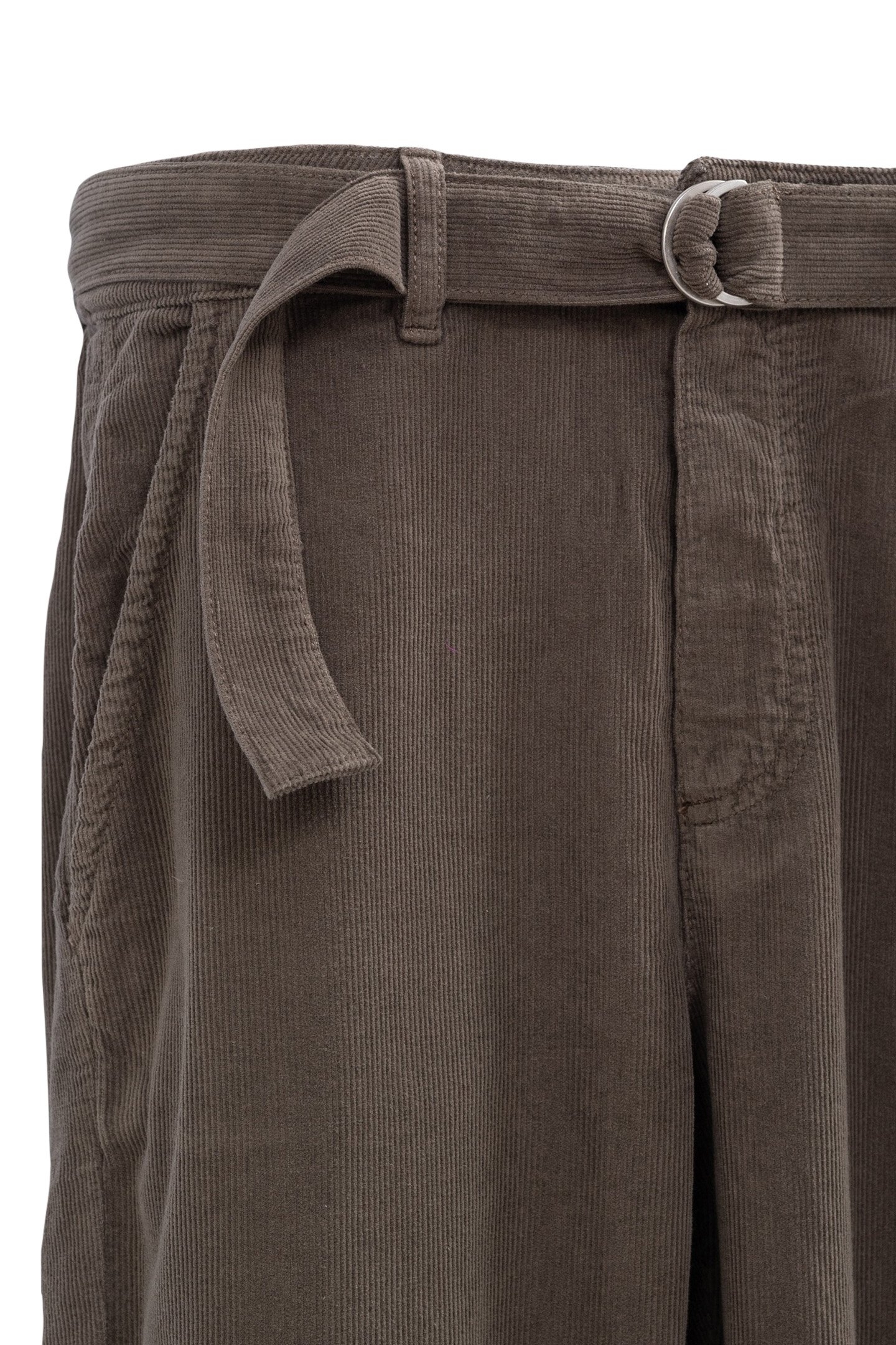 7/8 KHAKI VELOUR MILLERAIES BAGGY JEANS 3