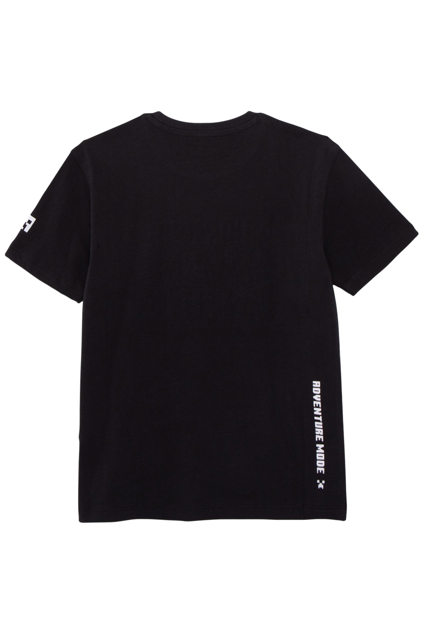 BOYS’ BLACK T-SHIRT WITH EMBOSSED MINECRAFT SLOGANS 2