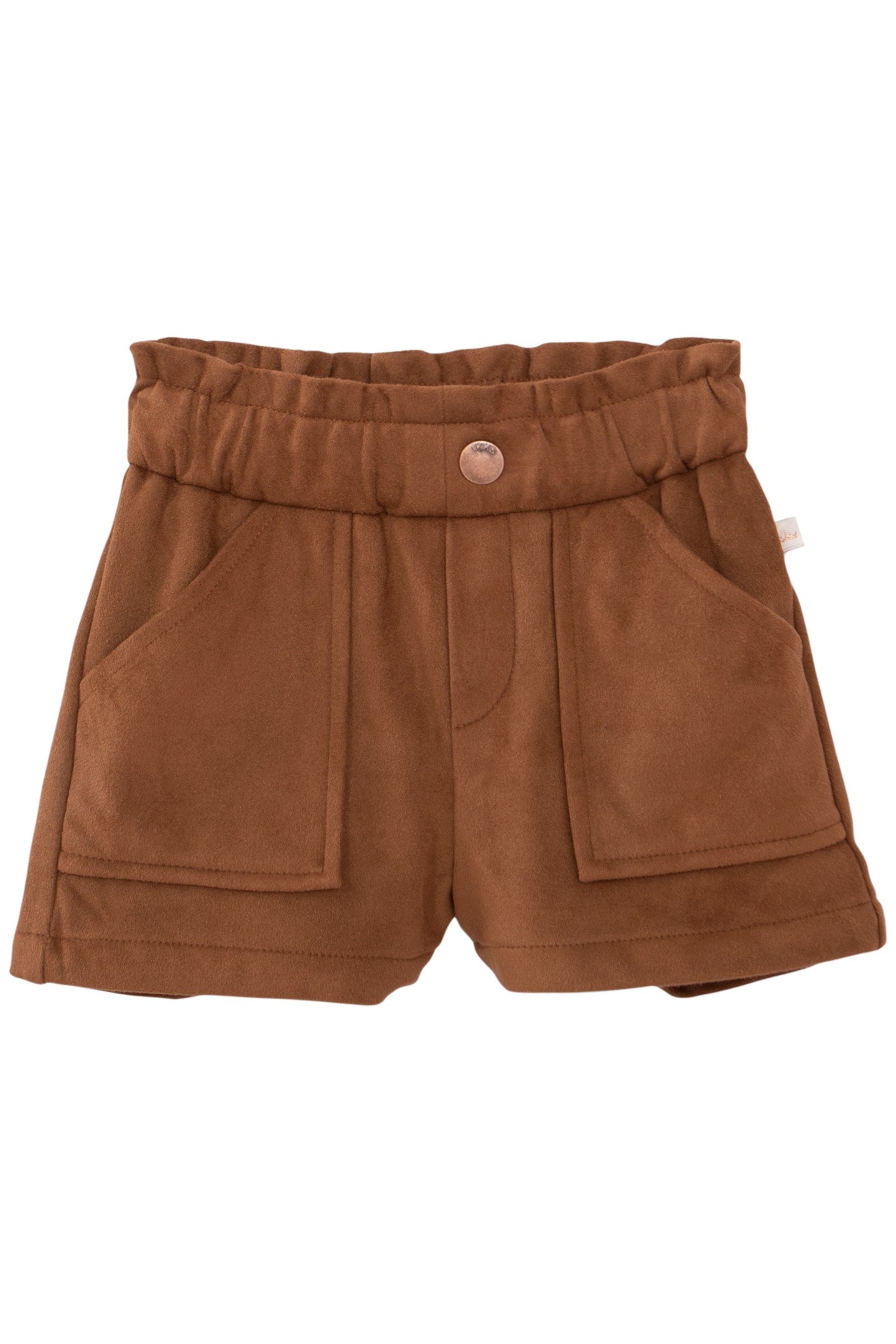 2-IN-1 BABY GIRL HEARTS BLOUSE AND CAMEL SHORTS SET 5