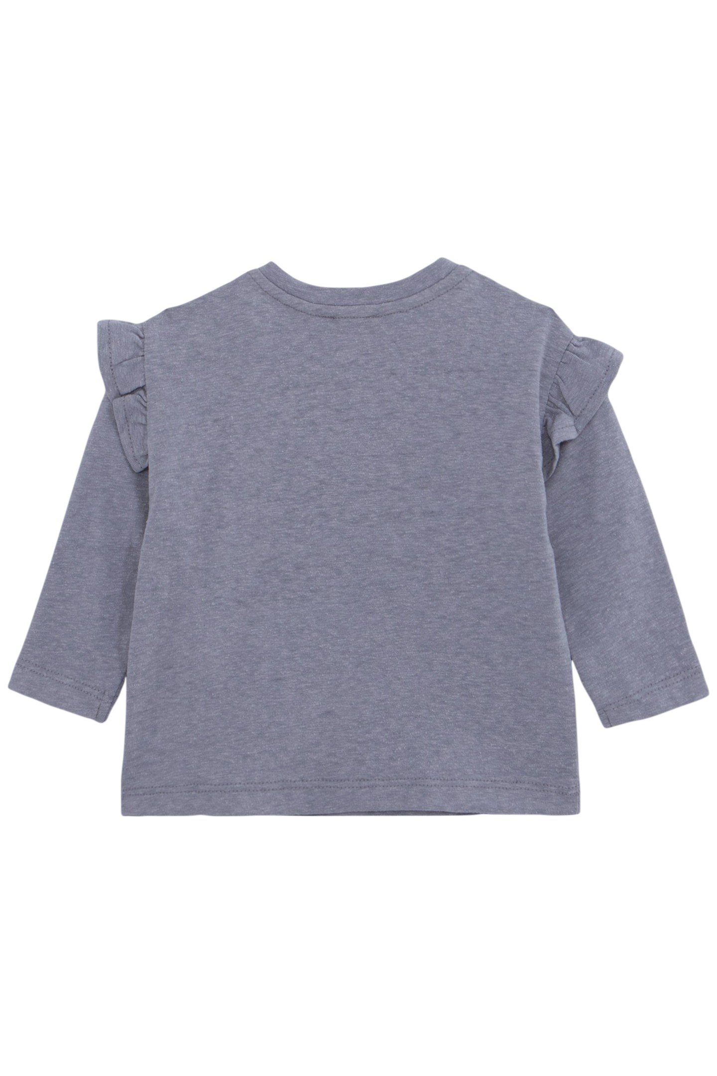 BLUE T-SHIRT FLOCKED WITH BABY GIRL MESSAGE 2