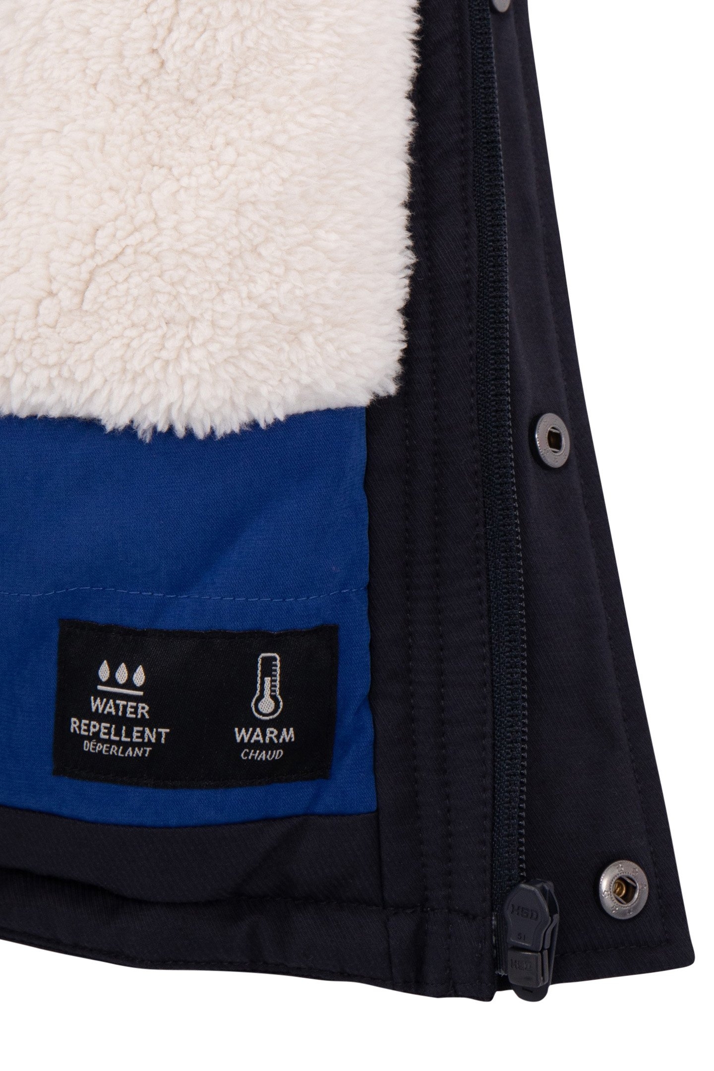 BABY BOY NAVY LINED PARKA 5