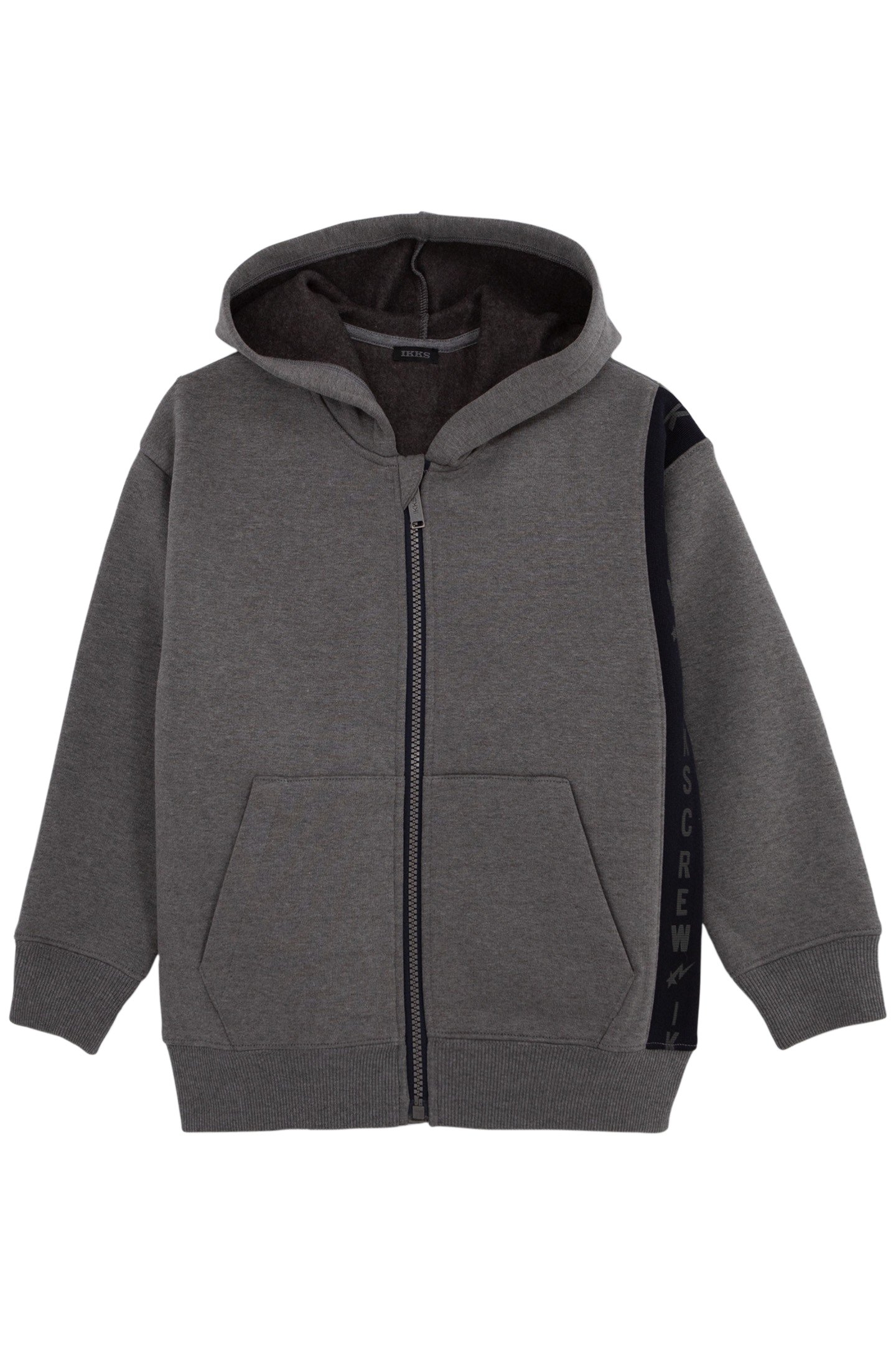 GREY CARDIGAN WITH LETTERING ON BOY'S SIDE 1