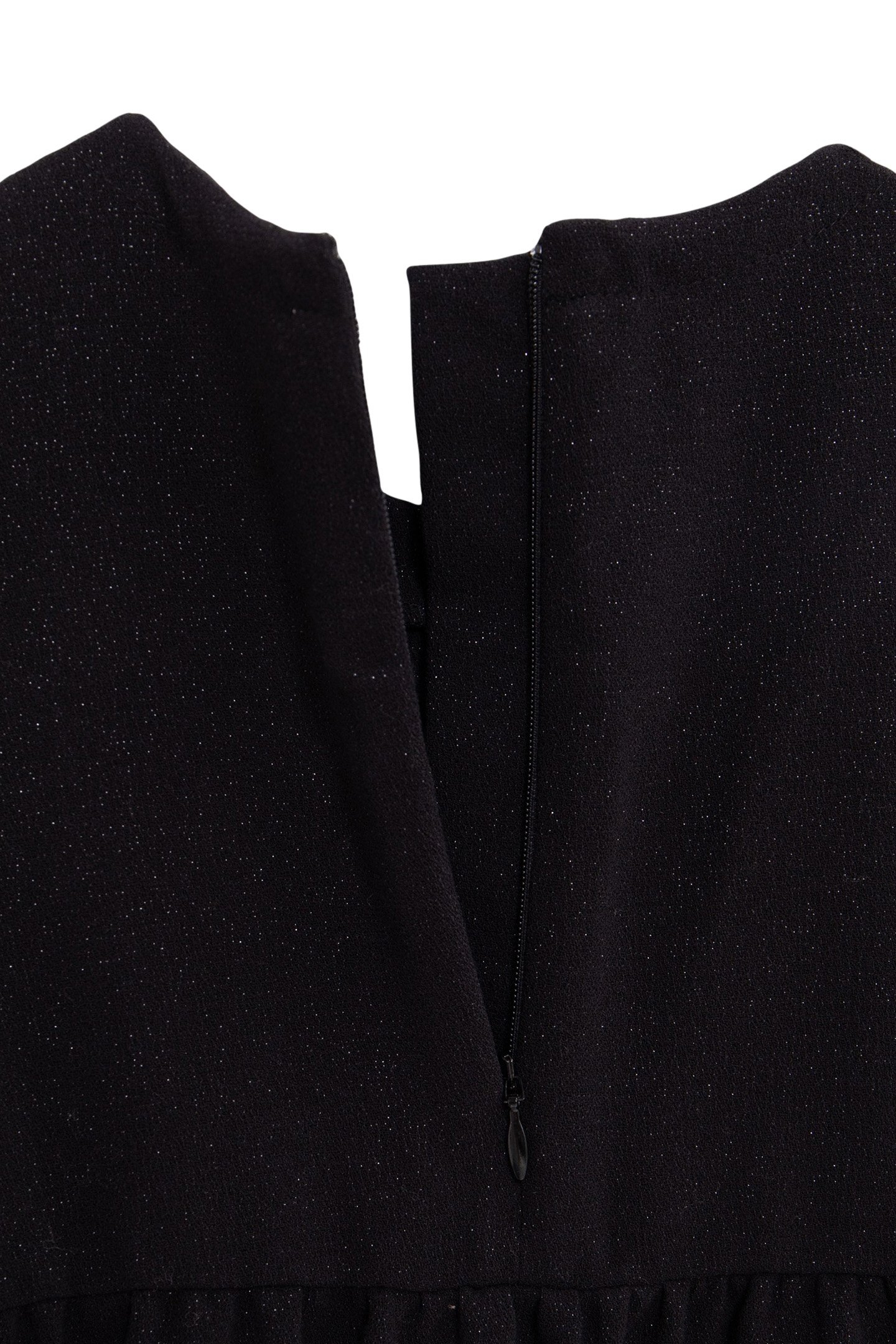 GIRL'S BLACK SEQUINED EMBROIDERED HEART DRESS 4