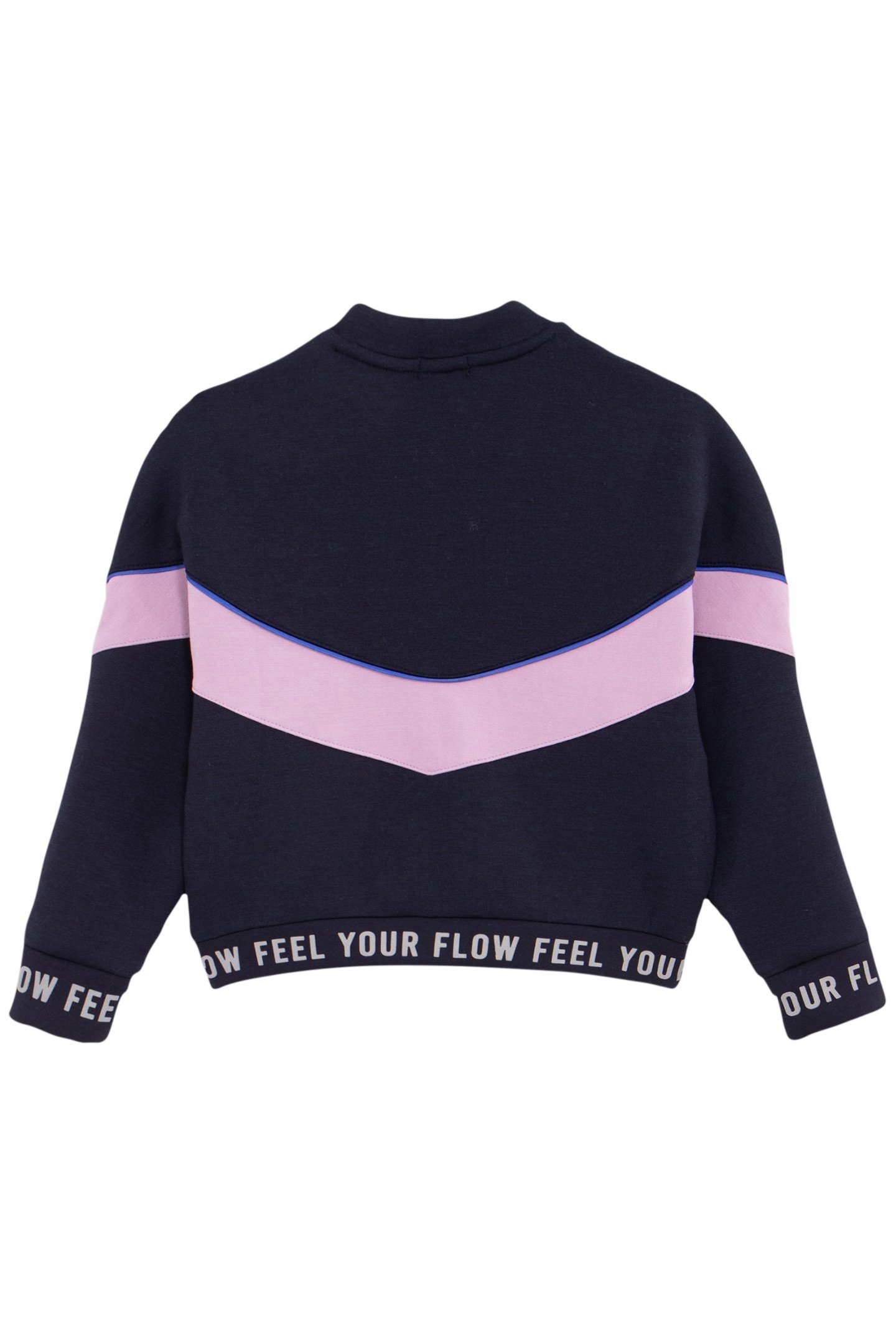 SPORTY NAVY ZIPPED CARDIGAN FOR GIRLS 2