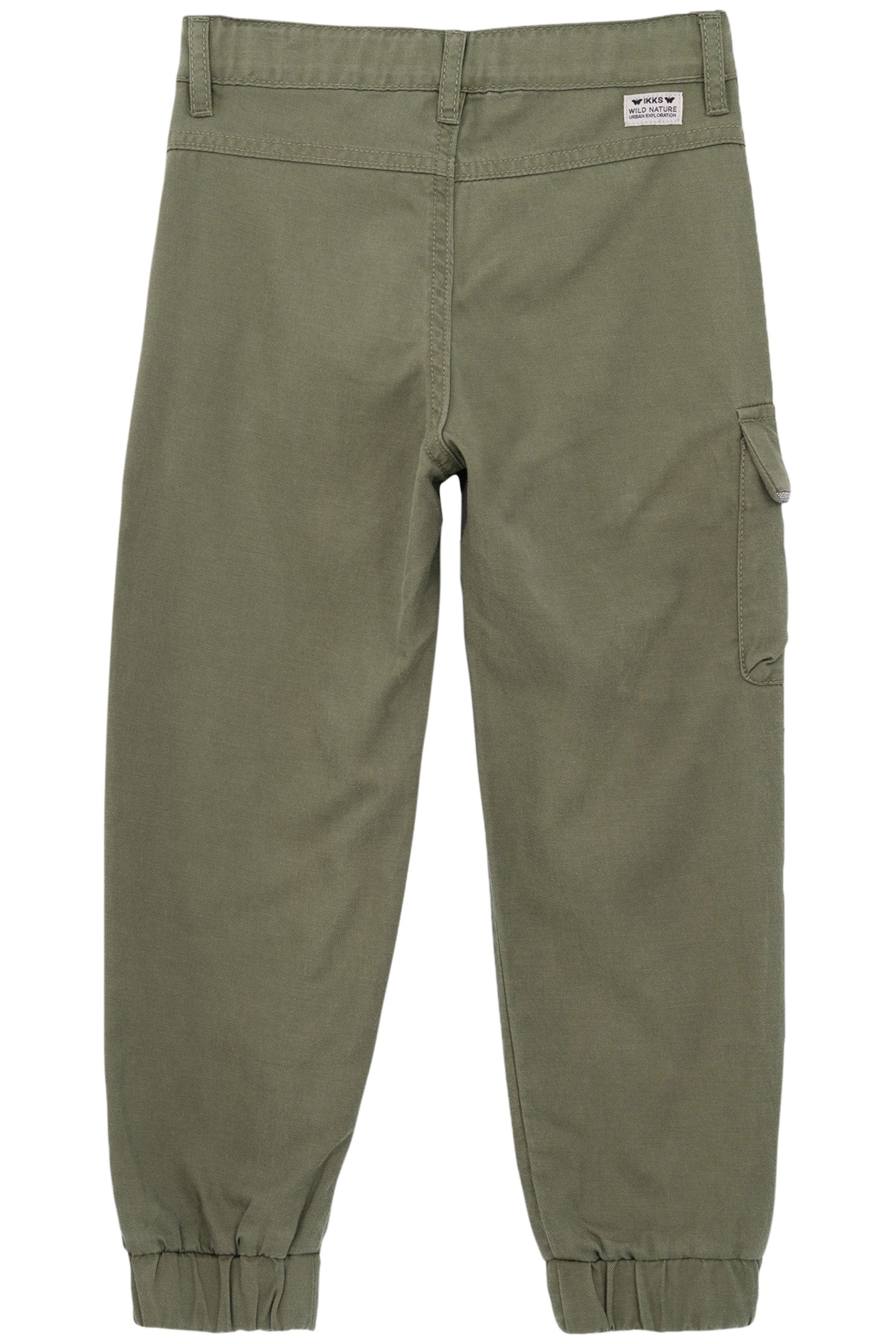 BATTLE PANTS KHAKI FANCY BRAID GIRL'S POCKET 2