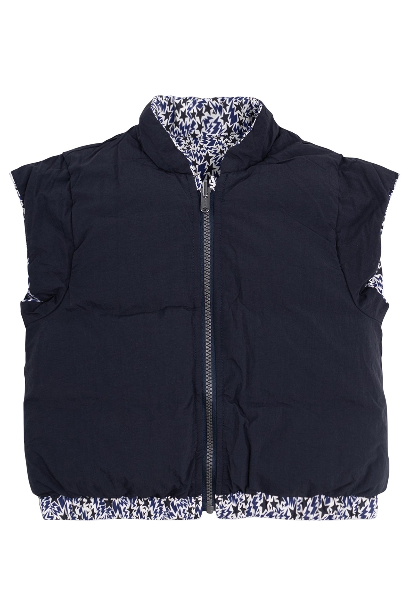 GIRL’S 2-IN-1 NAVY STARS AND LIGHTNING PARKA/PADDED JACKET 3