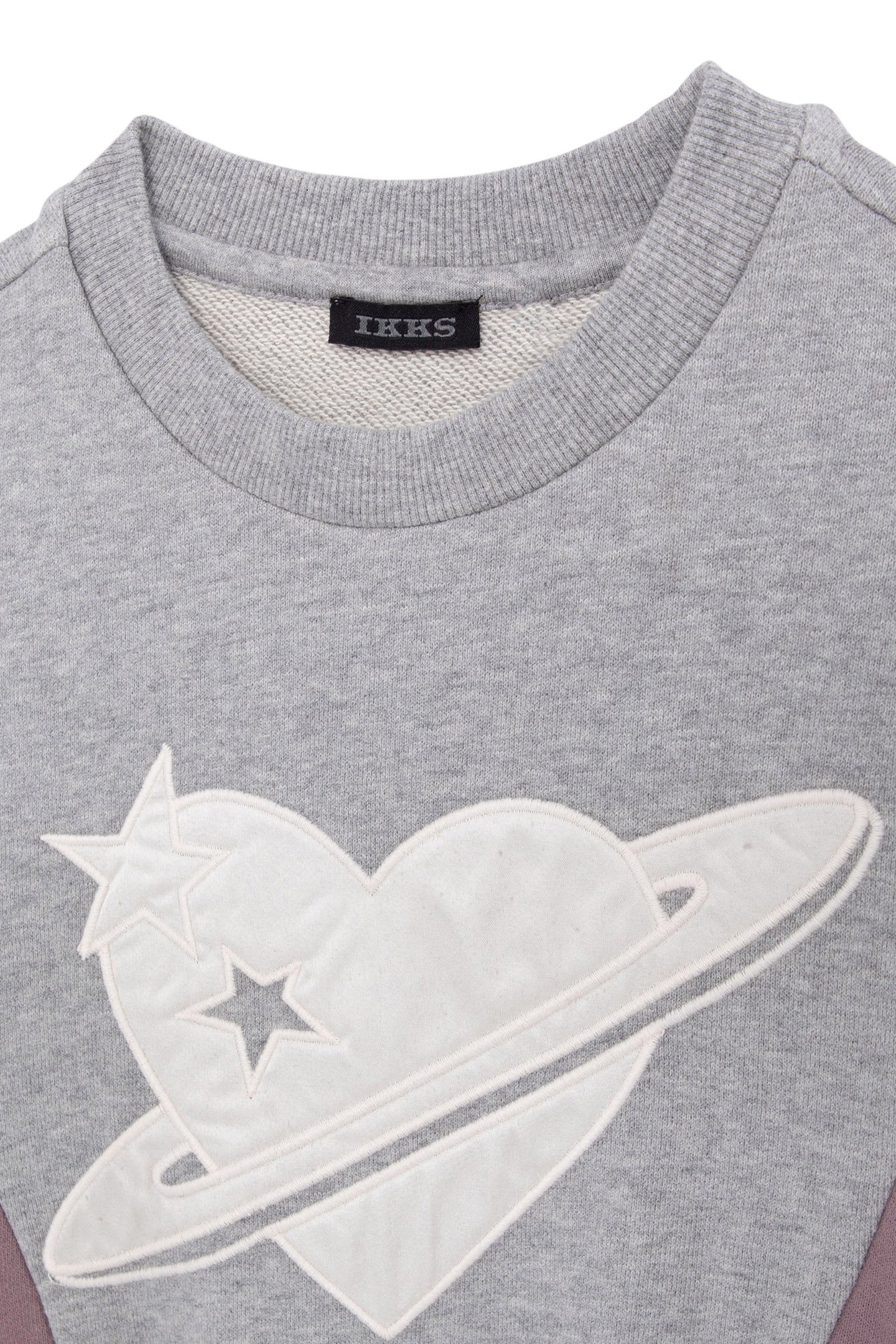 GIRL'S GREY HEART-PLANET MAXI SWEATSHIRT 4