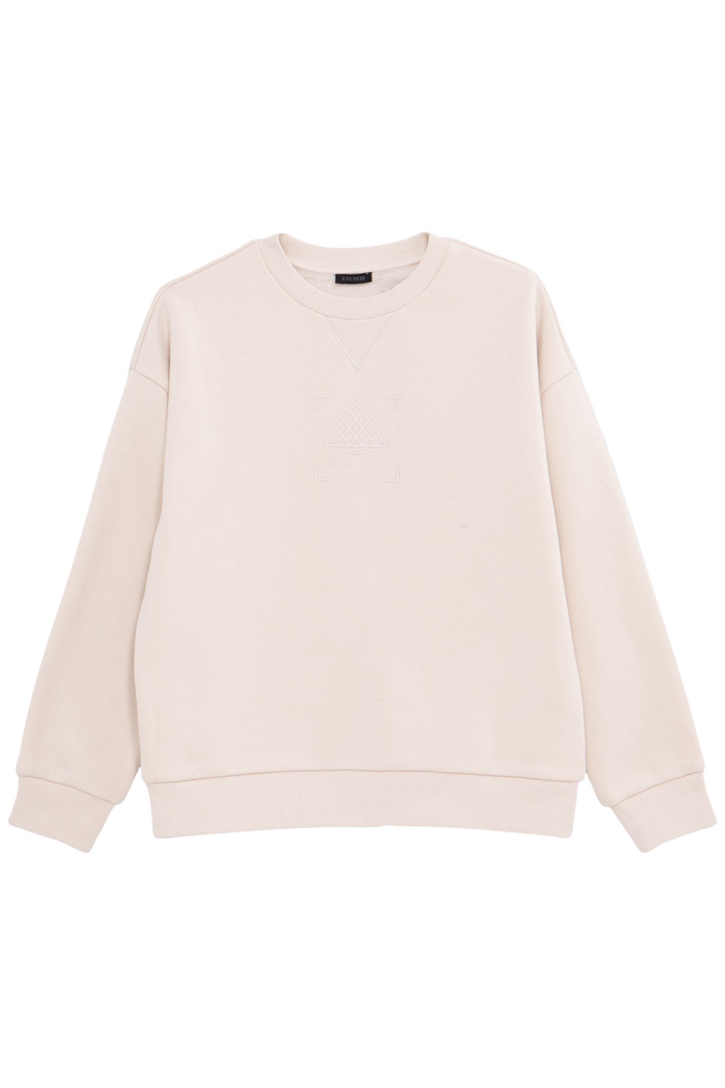 BOY'S BEIGE VISUAL GUM PYRAMID SWEATSHIRT 1