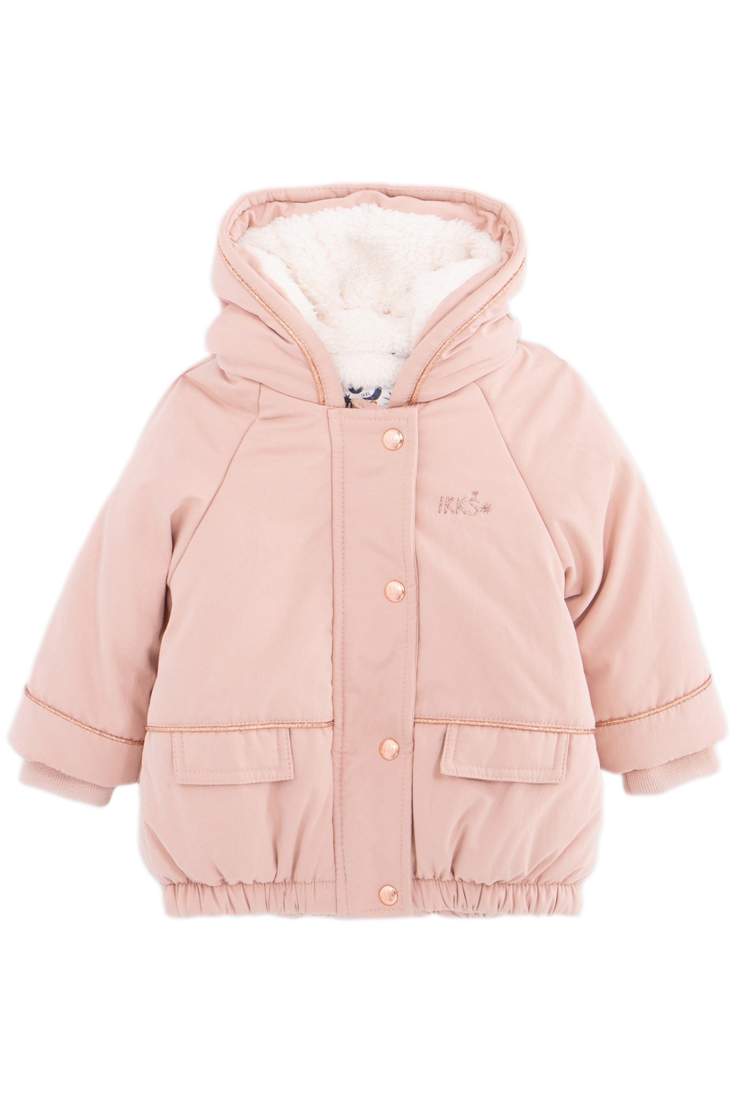 PINK BABY GIRL PARKA 1