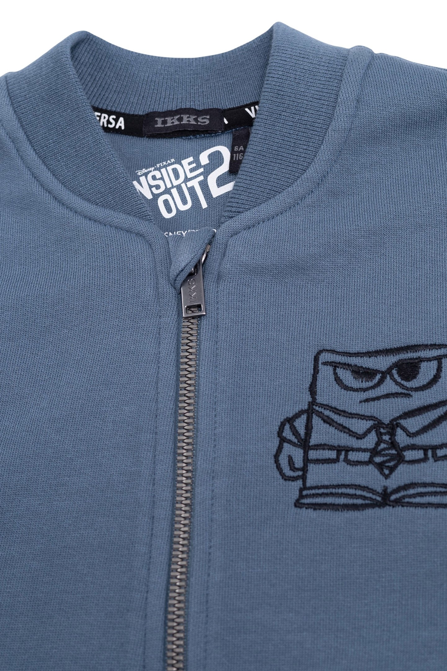 BOY'S BLUE EMBOSSED AND EMBROIDERED VICE-VERSA CARDIGAN 3