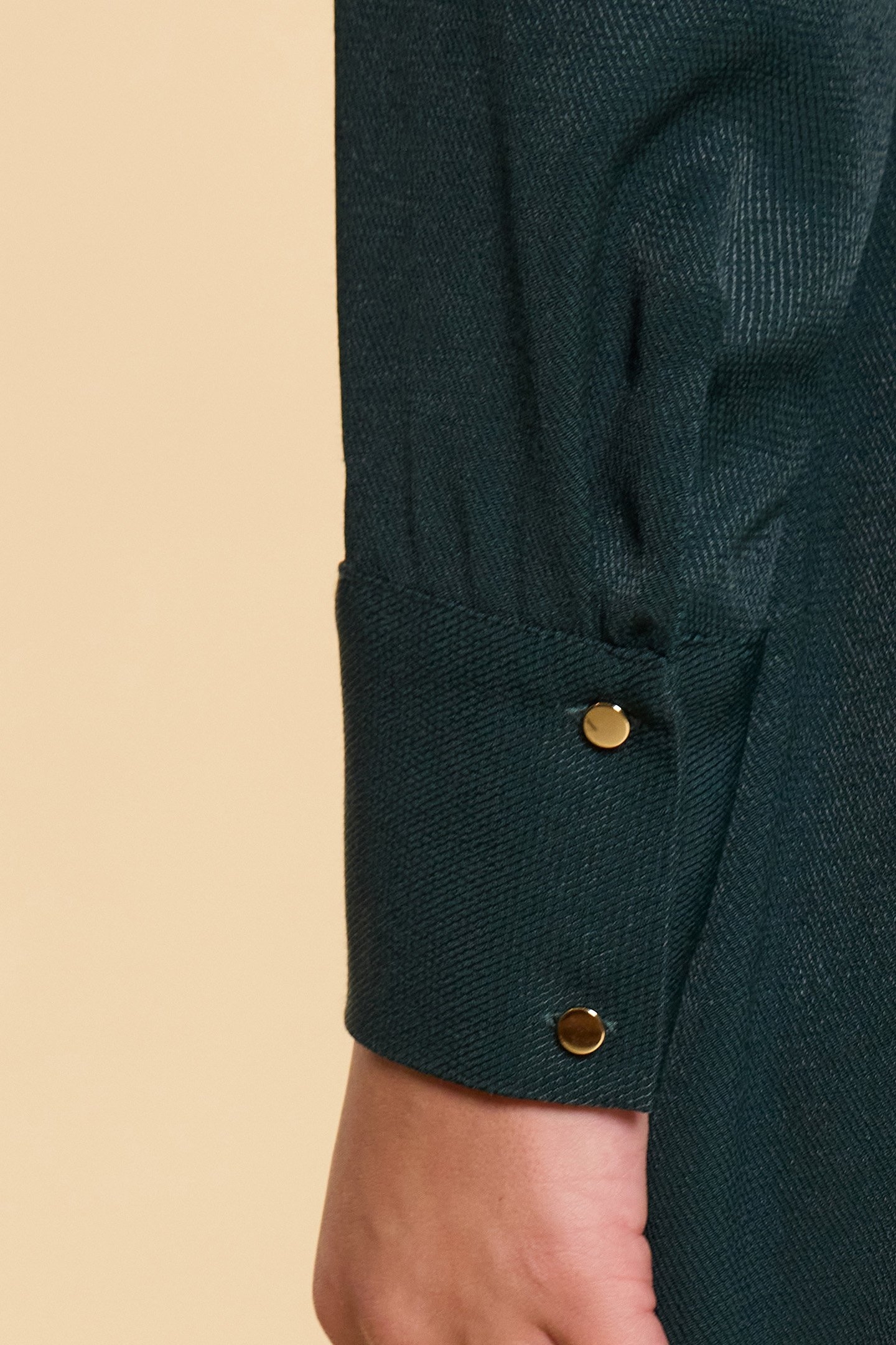 NIGHT GREEN FLOWING WRAP DRESS 6