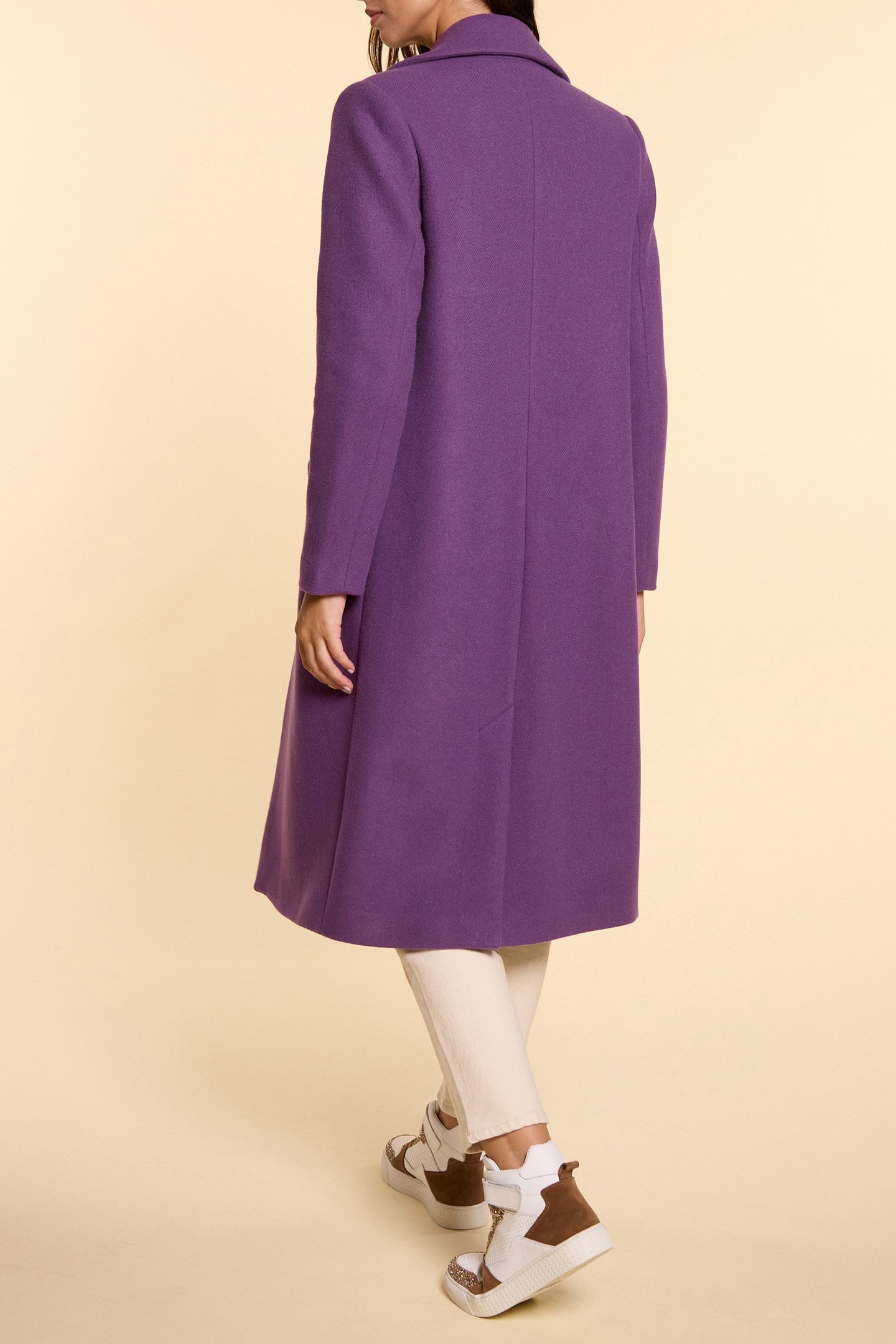 DARK PURPLE LONG COAT 2