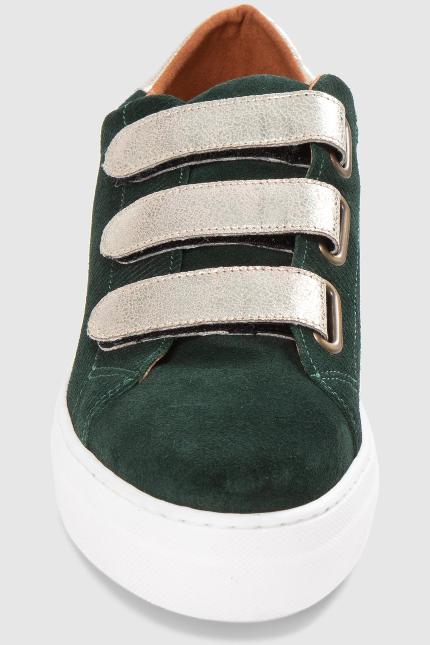 SNEAKERS IMPERIAL GREEN WITH SILVER VELCRO 4