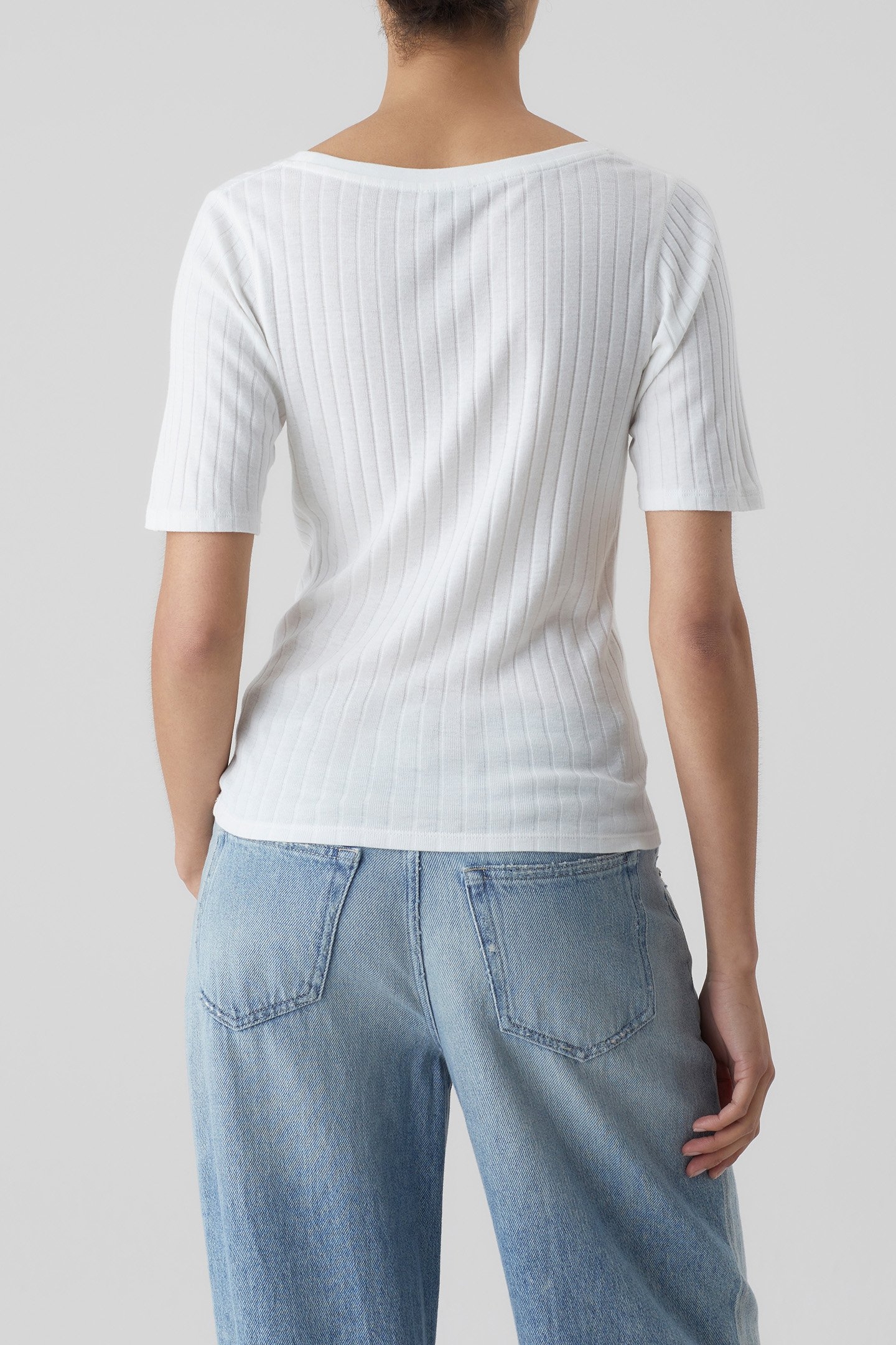 SCOOPNECK SHORTSLEEVE T-SHIRTS IVORY 2