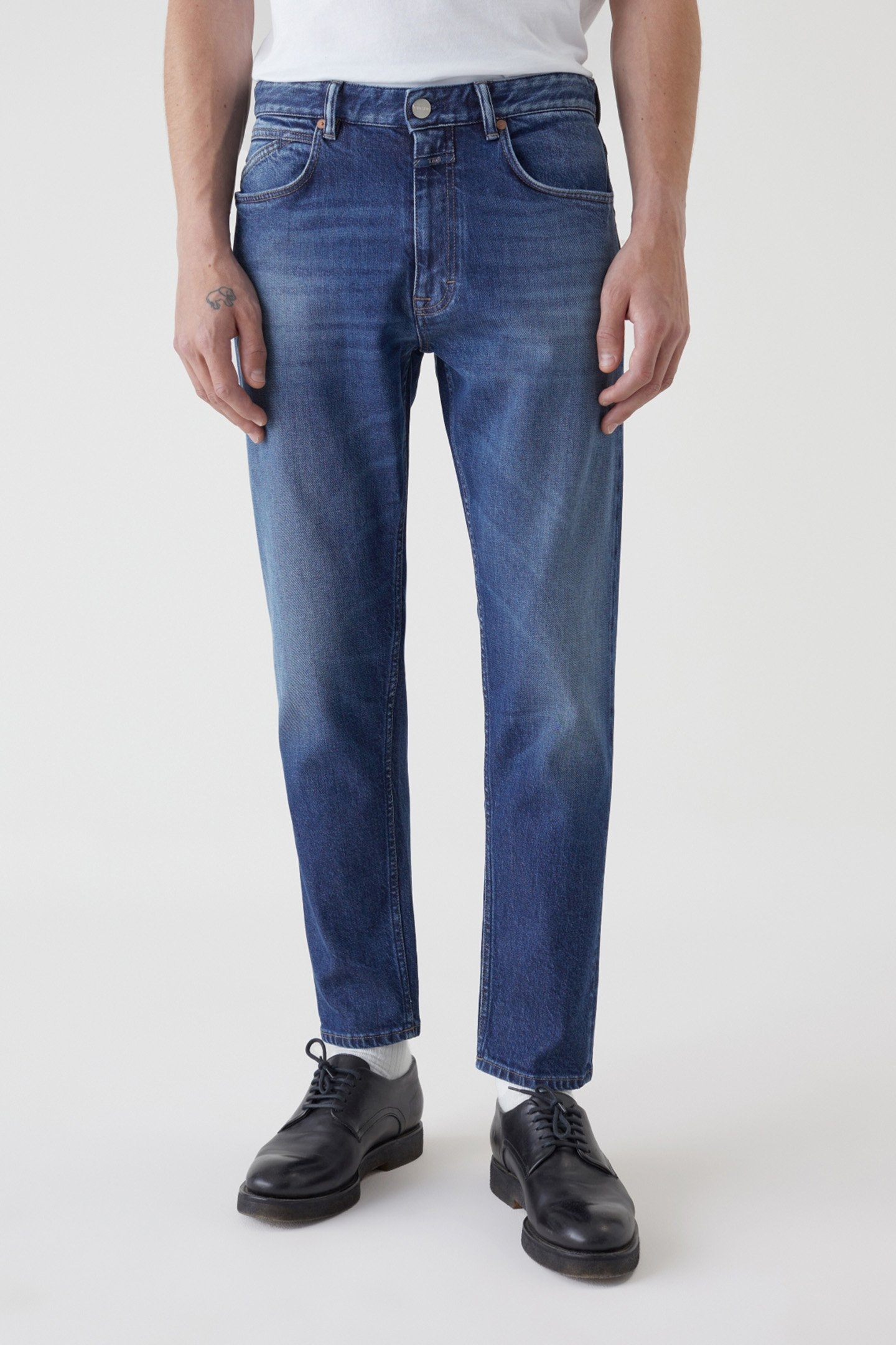 COOPER TAPERED JEANS DARK BLUE 1