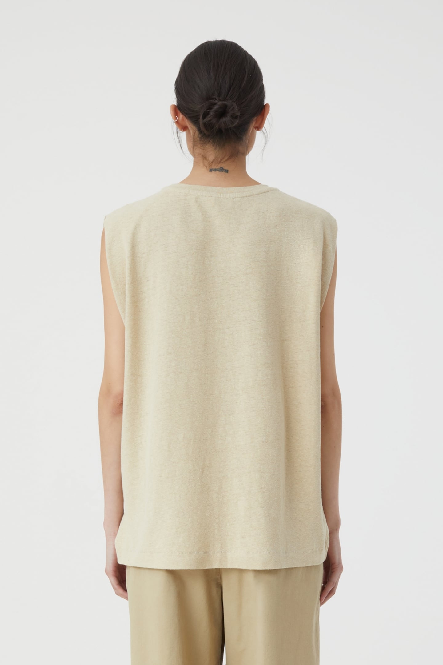 SLEEVELESS T-SHIRT T-SHIRTS DESERT BEIGE 2