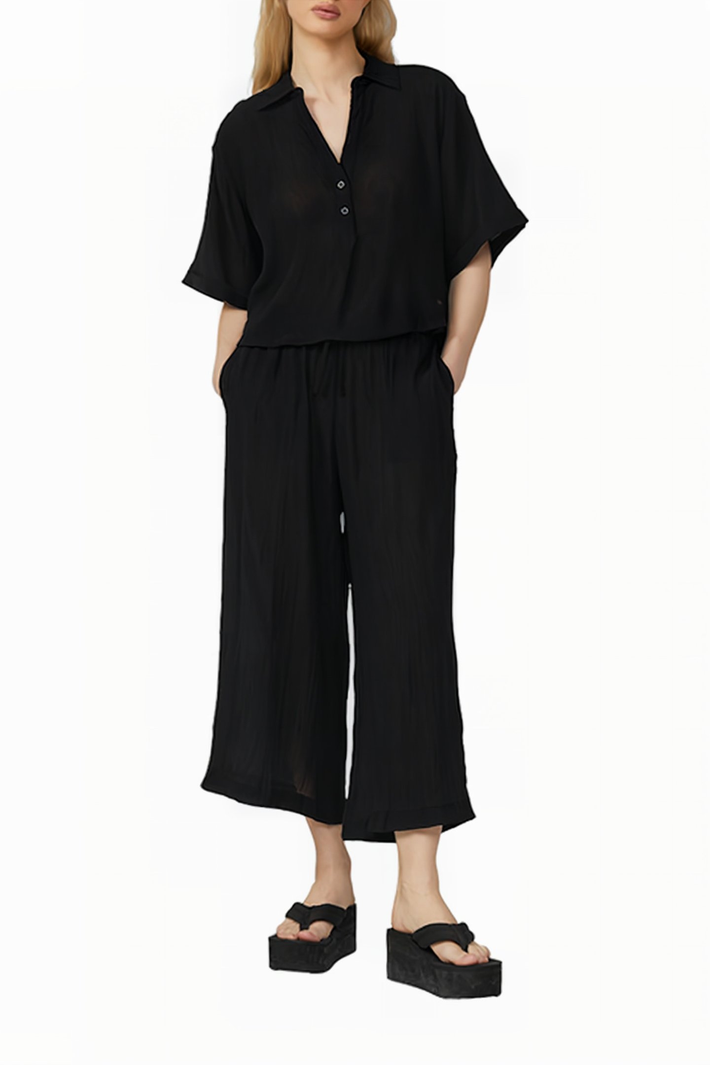 S.OLIVER-QS BLOUSES BLACK 2