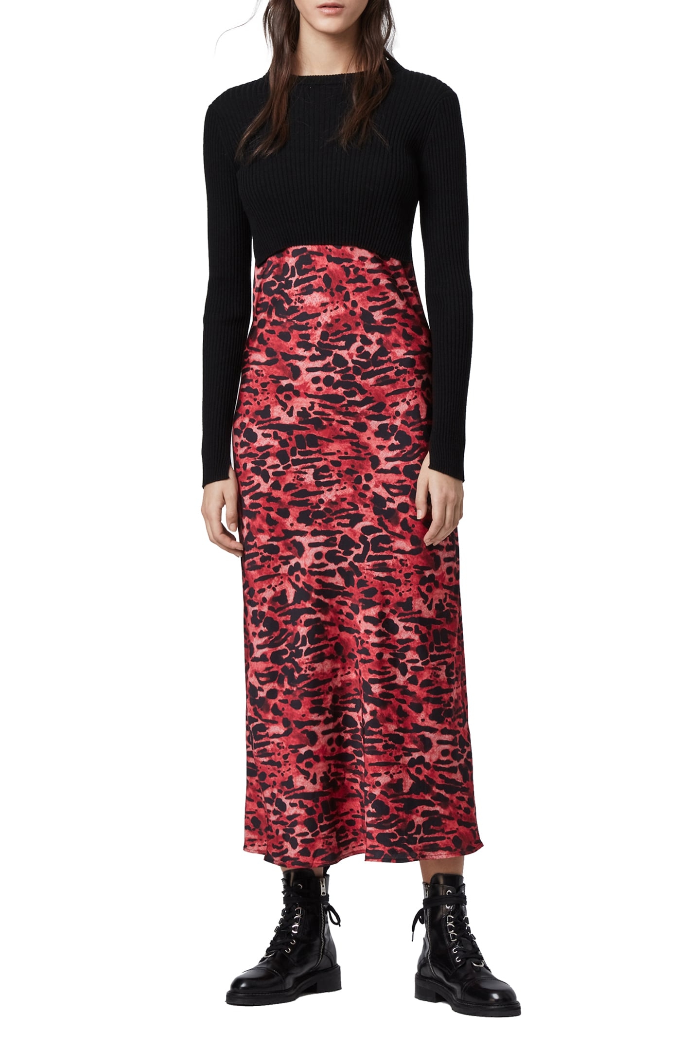HERA AMBIENT DRESS BLACK/RED 1