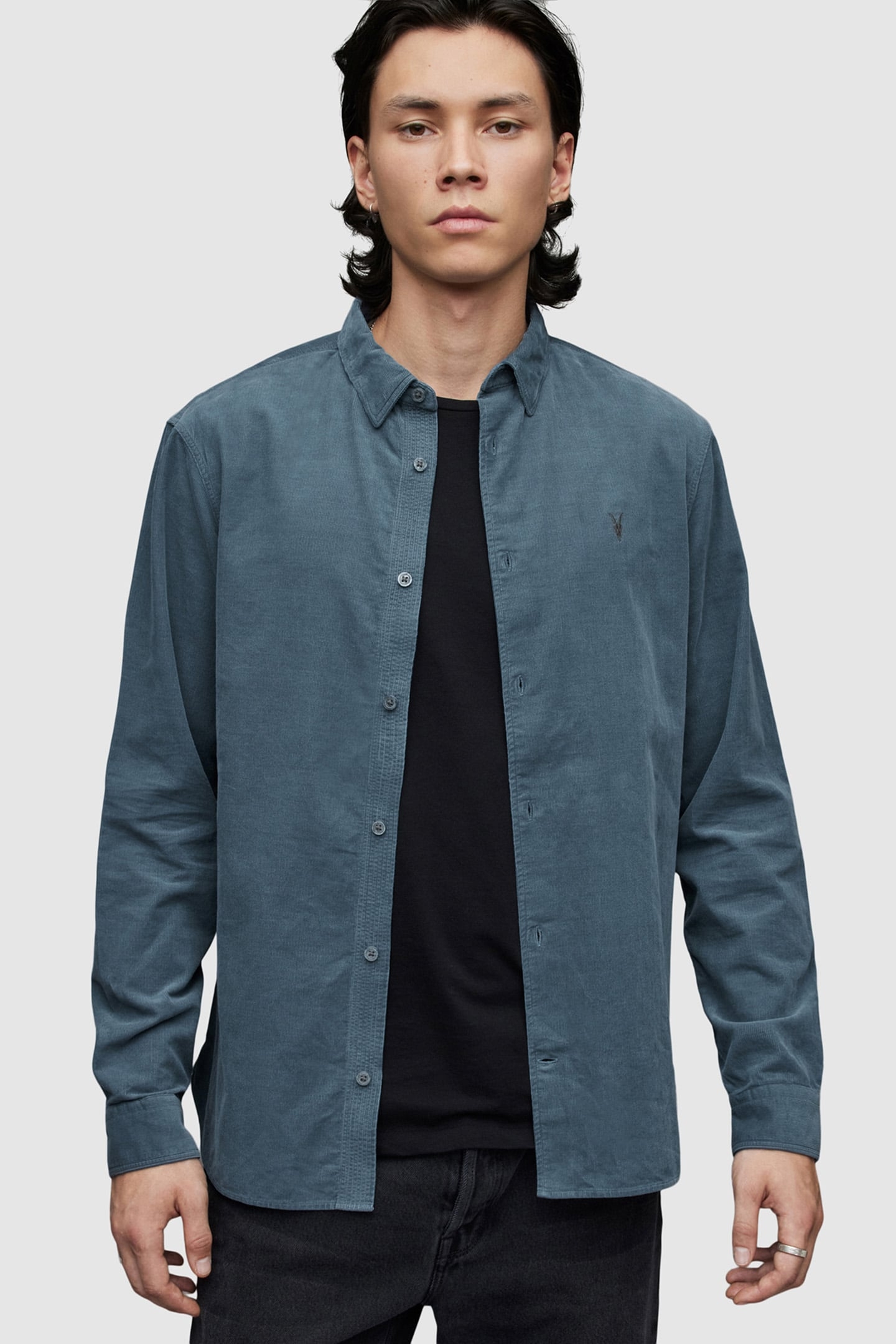 BIRCHWOOD LS SHIRT STORM GREY 1