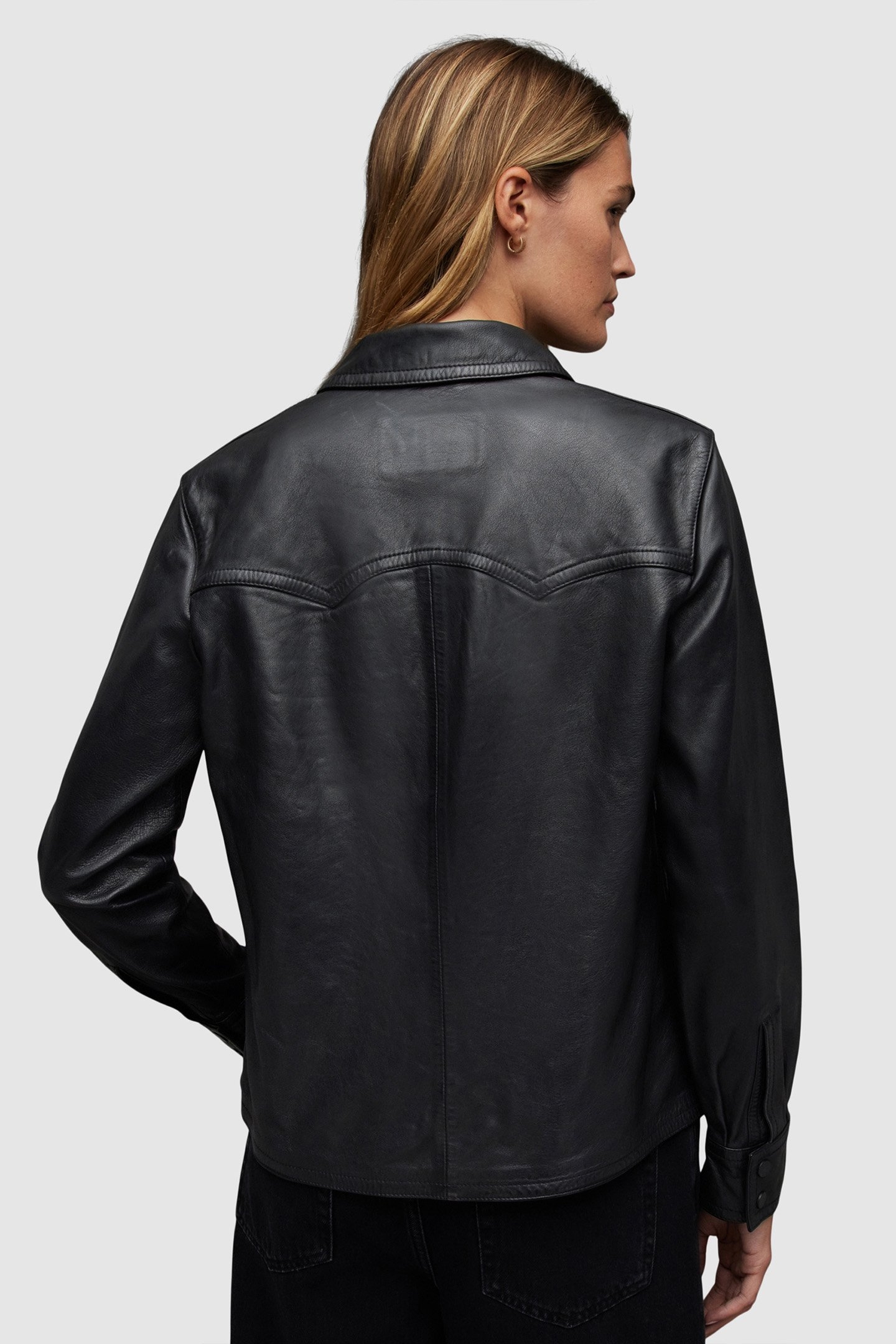 ASHWOOD LEATHER SHIR BLACK 2