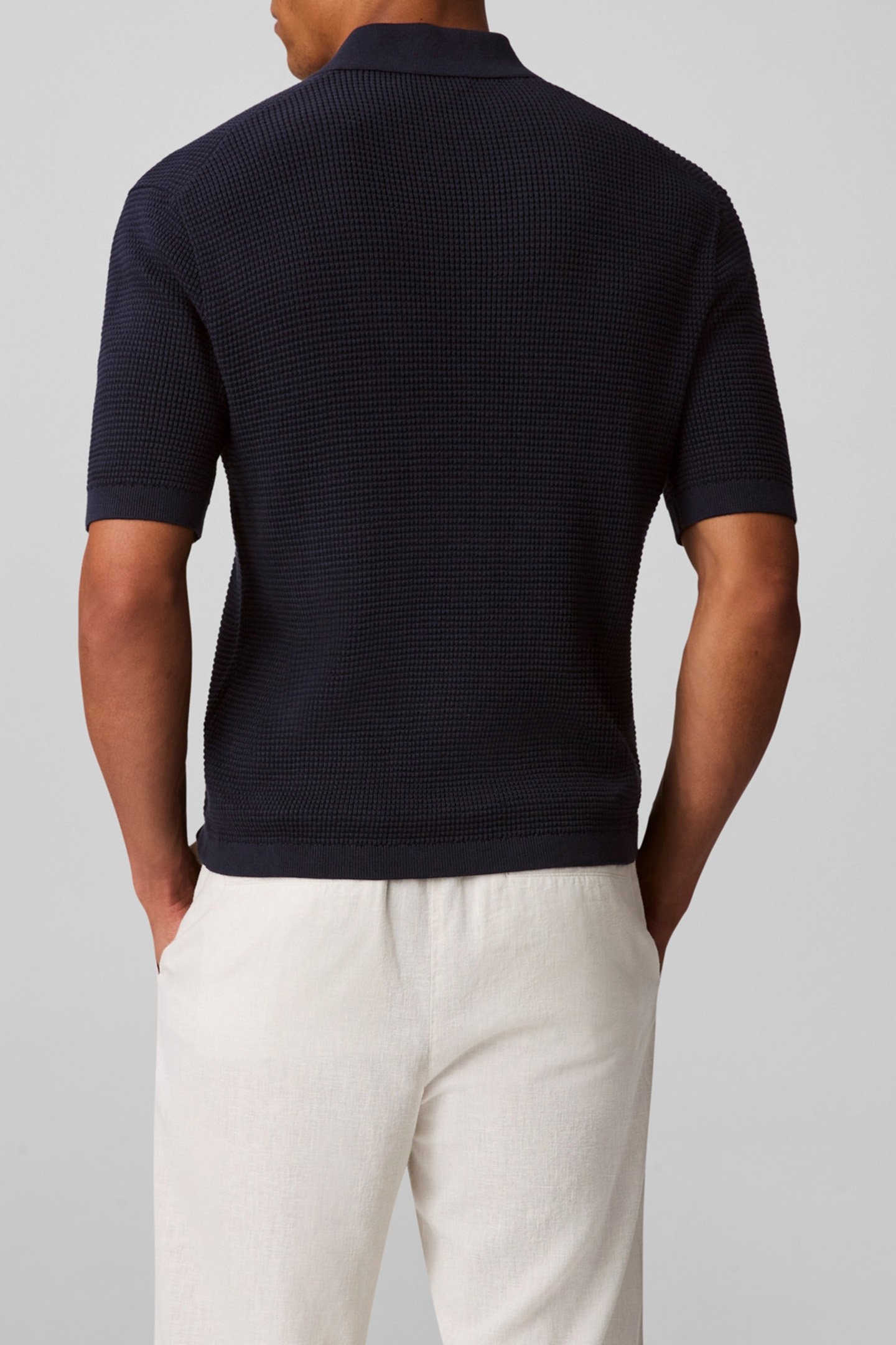 STRAIGHT FIT POLO SHIRT, BLUE 2