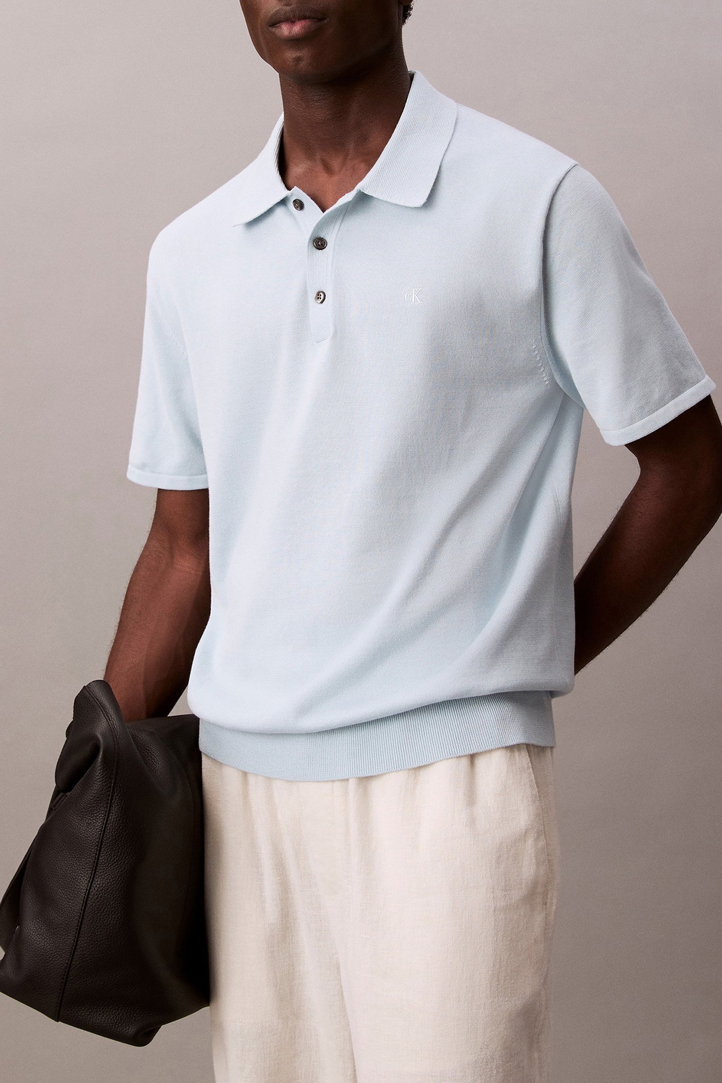 SS REGULAR FIT POLO SHIRT WINTER SKY 4