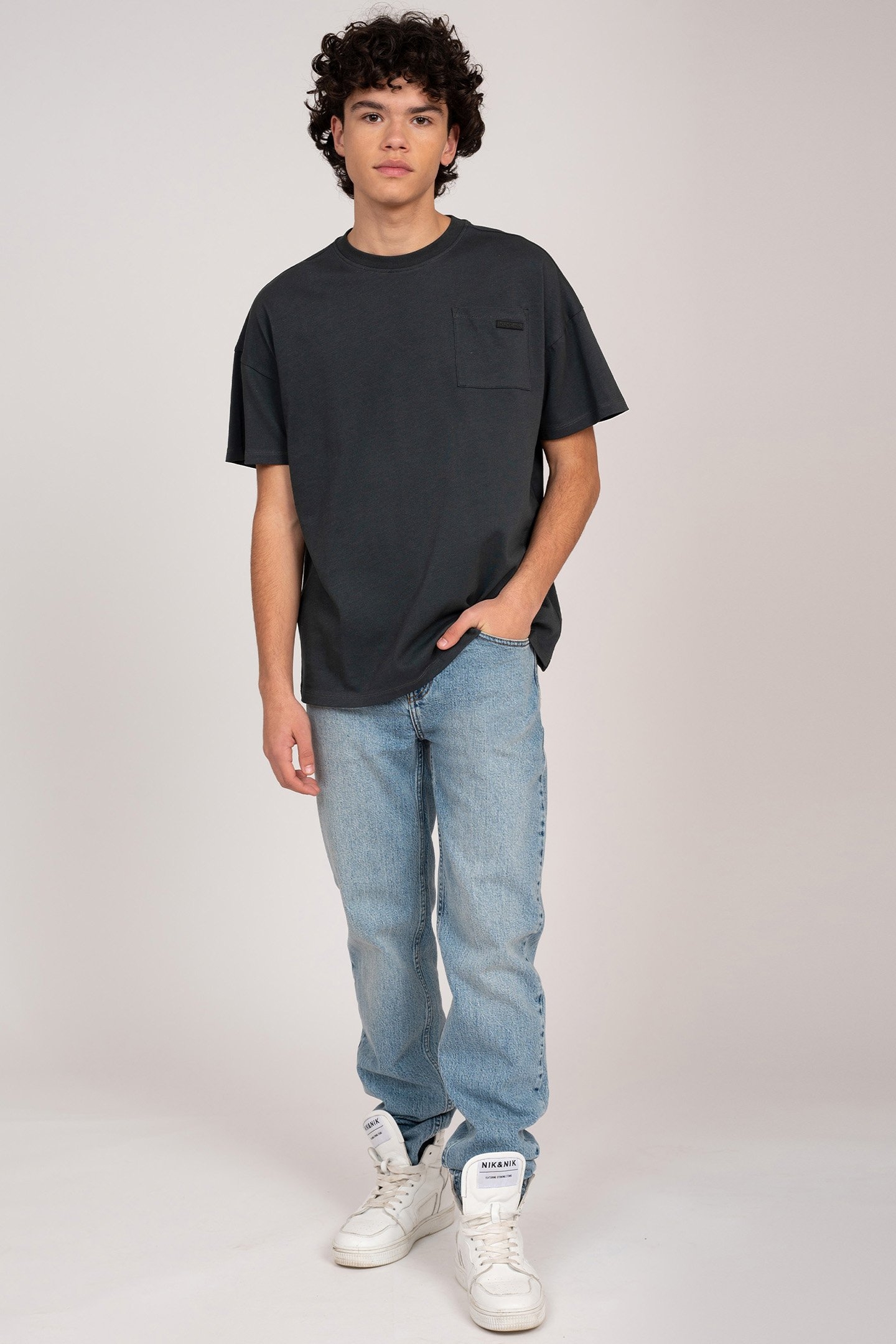 HEAVY POCKET T-SHIRT PIRATE BLACK 1