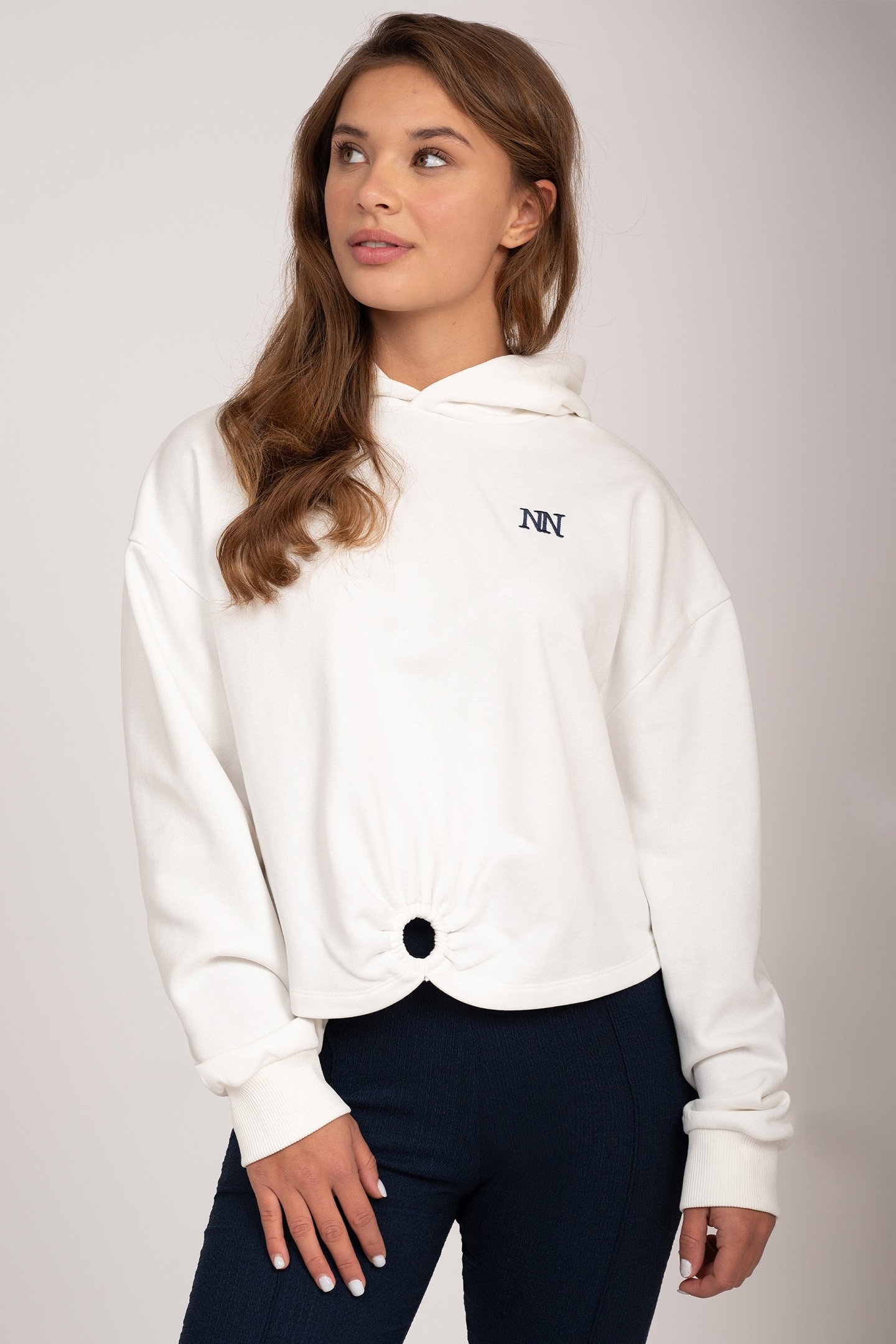 RING HOODIE OFF WHITE 1