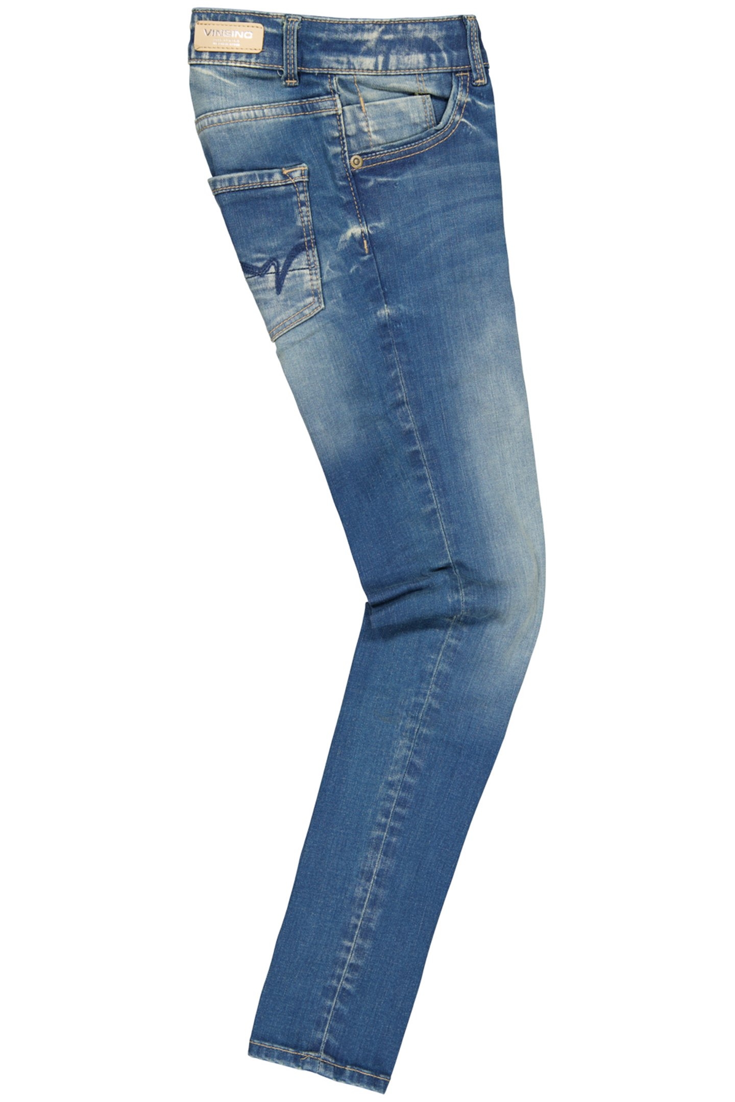 GIRL'S BERNICE JEANS MID BLUE WASH 3