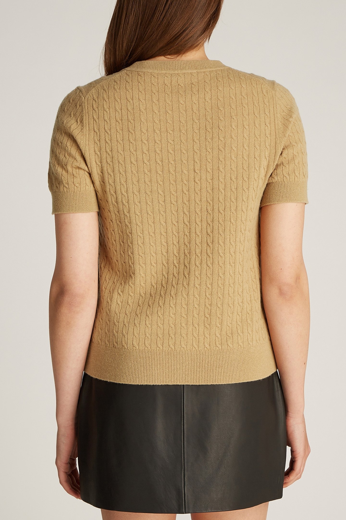 TOMMY HILFIGER REGULAR FIT KNIT VEST LIGHT BROWN 2