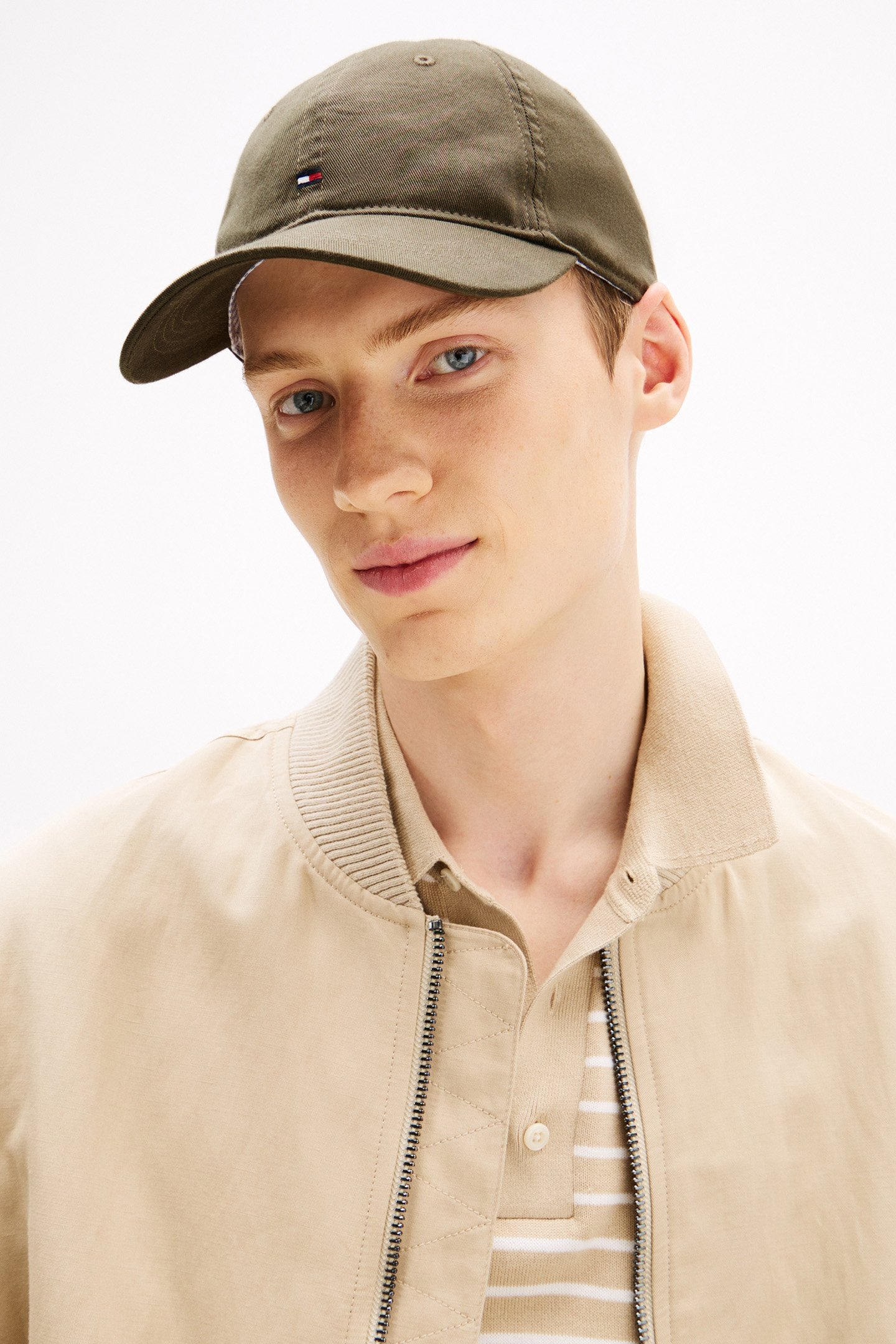 TH FLAG SOFT 6 PANEL HAT ARMY GREEN 2