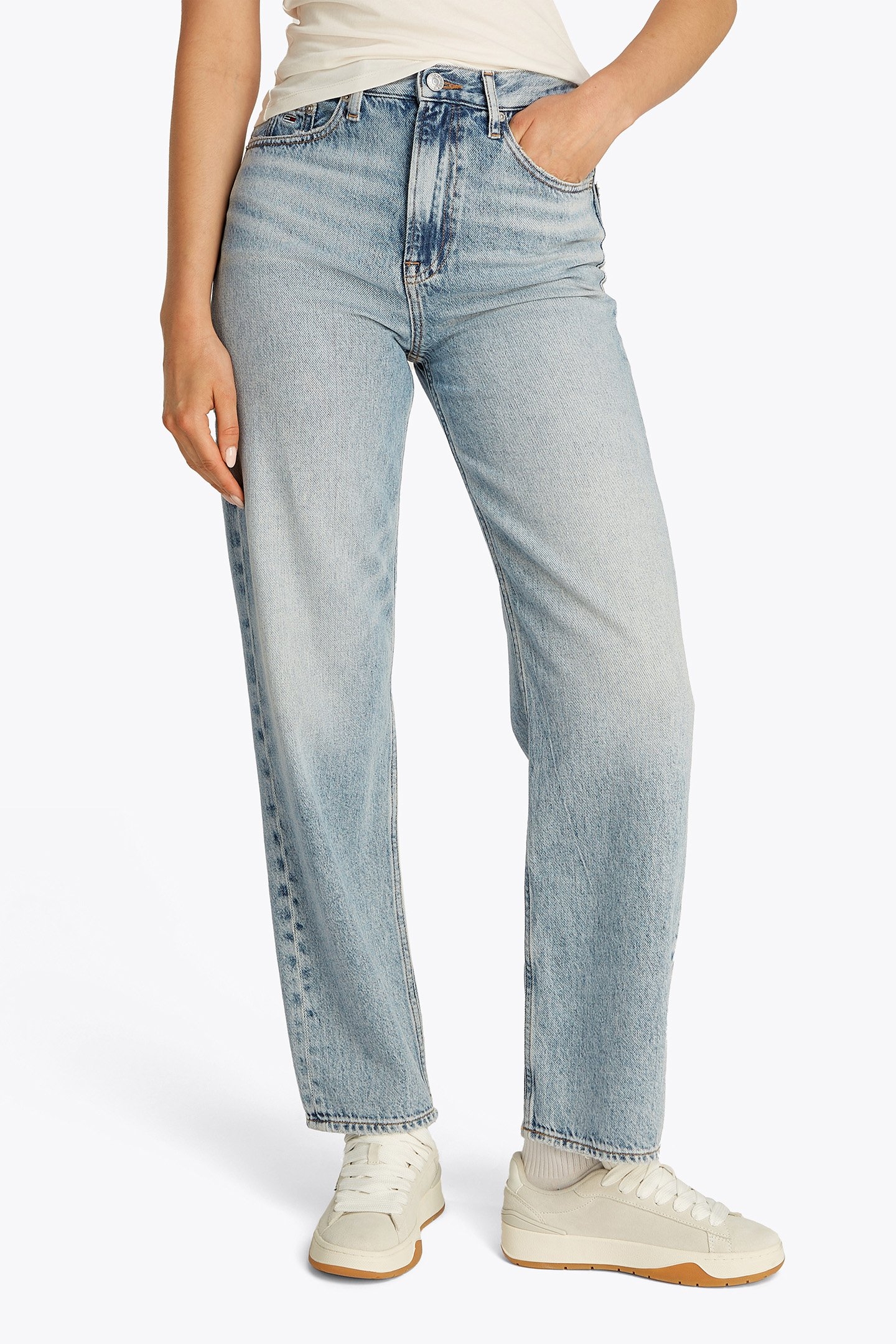 LAYLA REGULAR FIT STRAIGHT LEG JEANS LIGHT BLUE 1