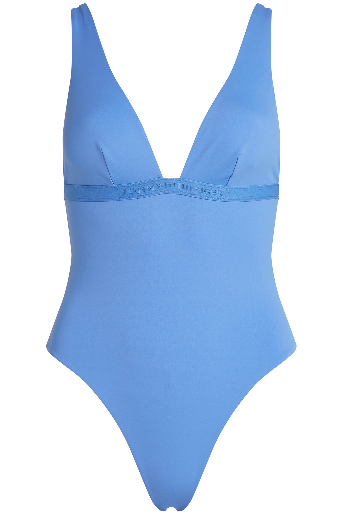 PLUNGE ONE PIECE SWIMSUIT AZURE 5