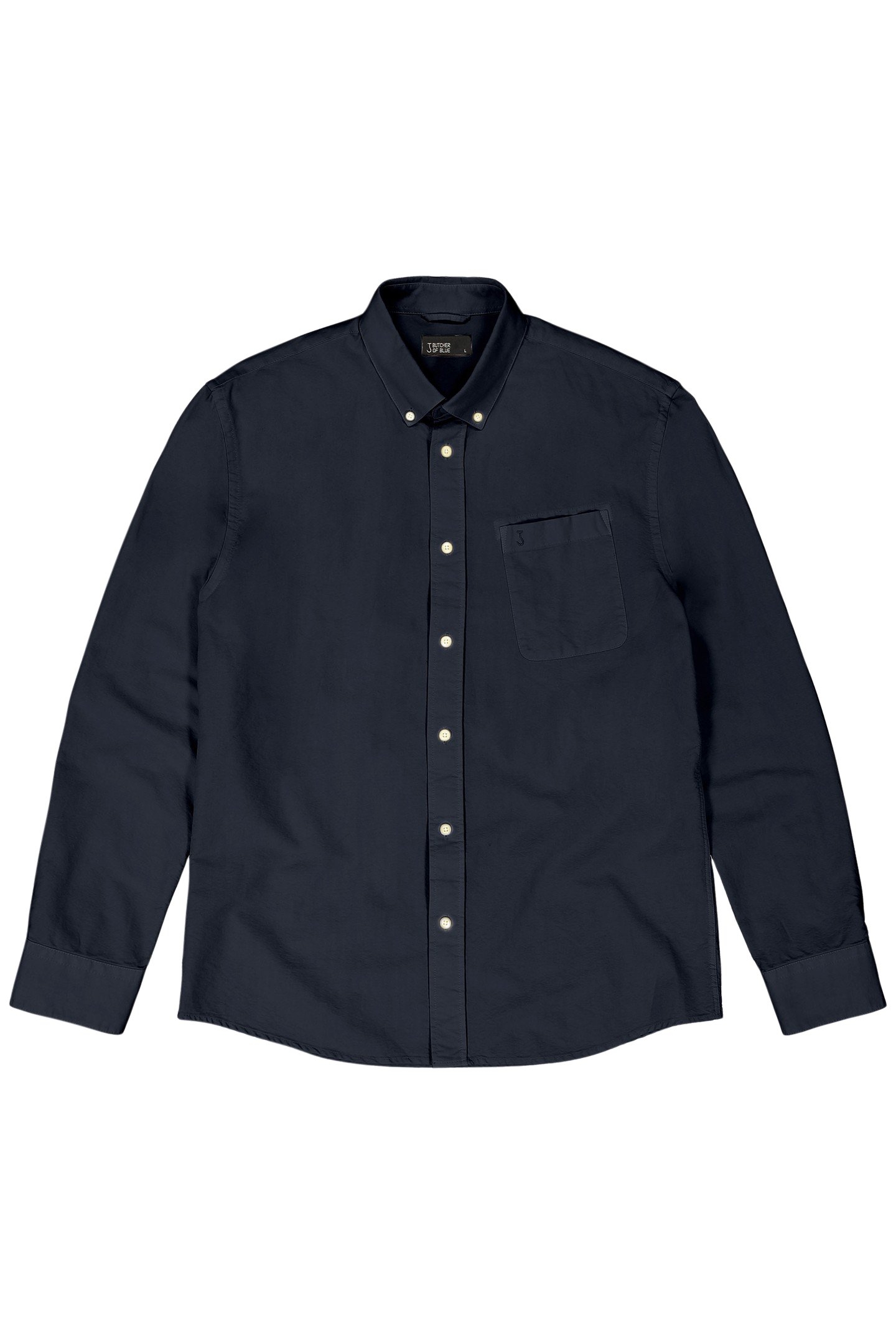 AIDAN COTTON OXFORT SHIRT ALASKA BLUE 3