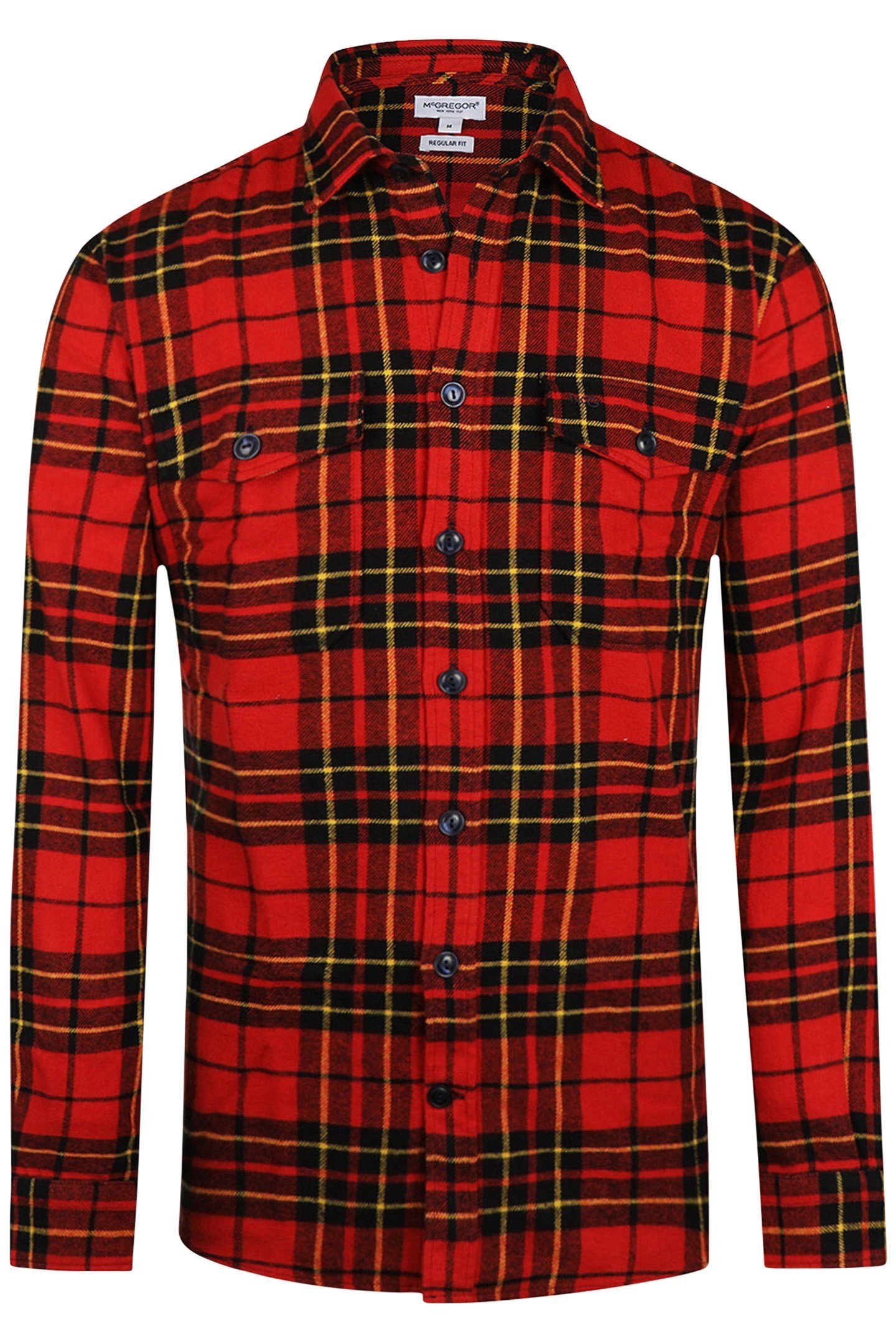 HERITAGE CHECK OVERSHIRT RED 1