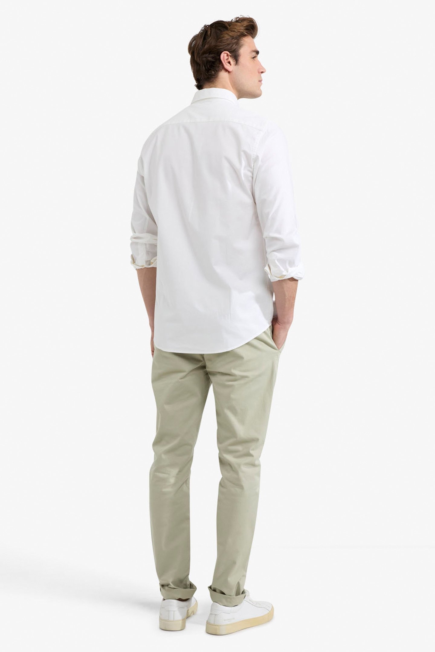 STRETCH OXFORD SHIRT WHITE 3