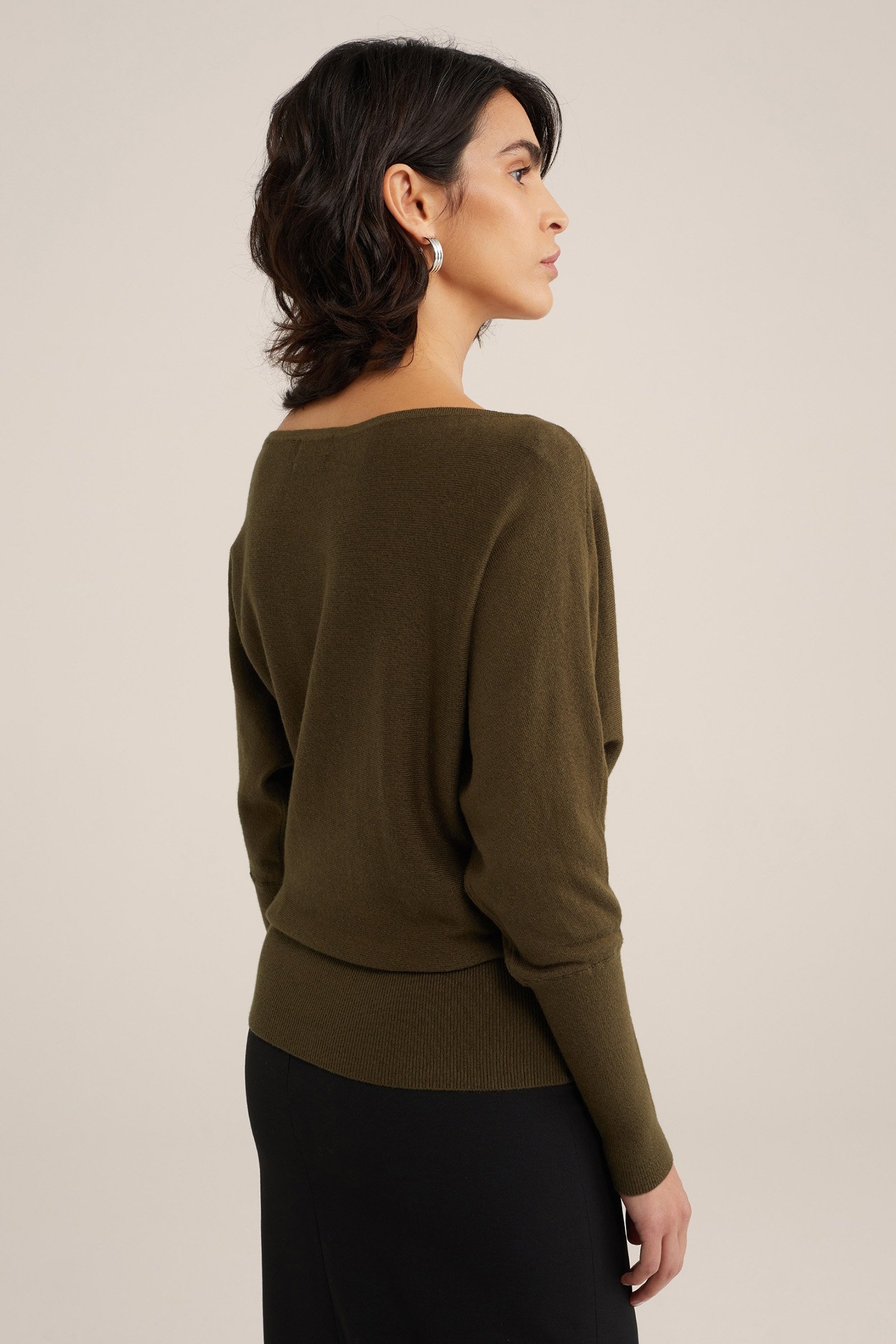 KNITTED PULLOVER ARMY GREEN 2