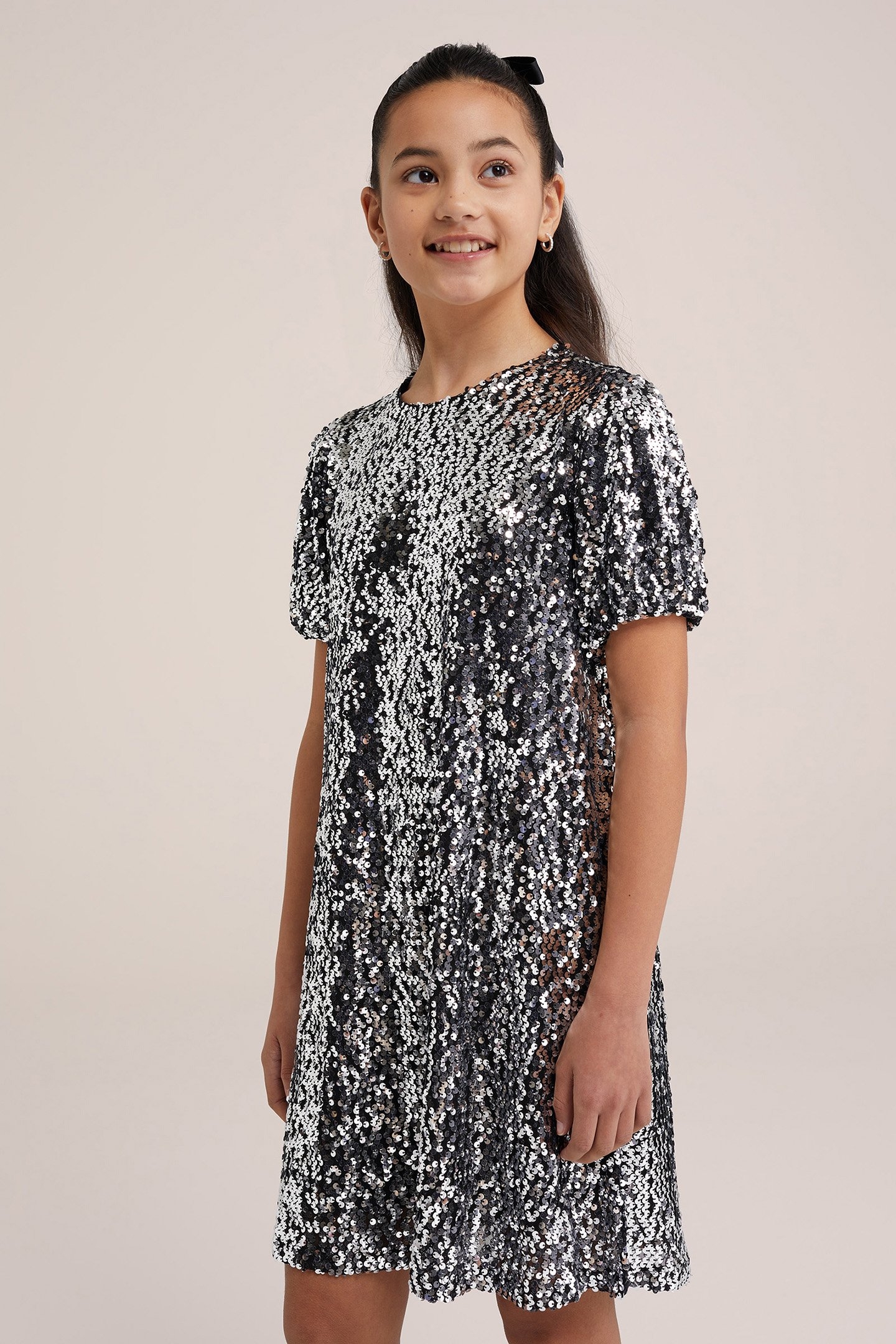 DRESS MID LENGTH SILVER 1