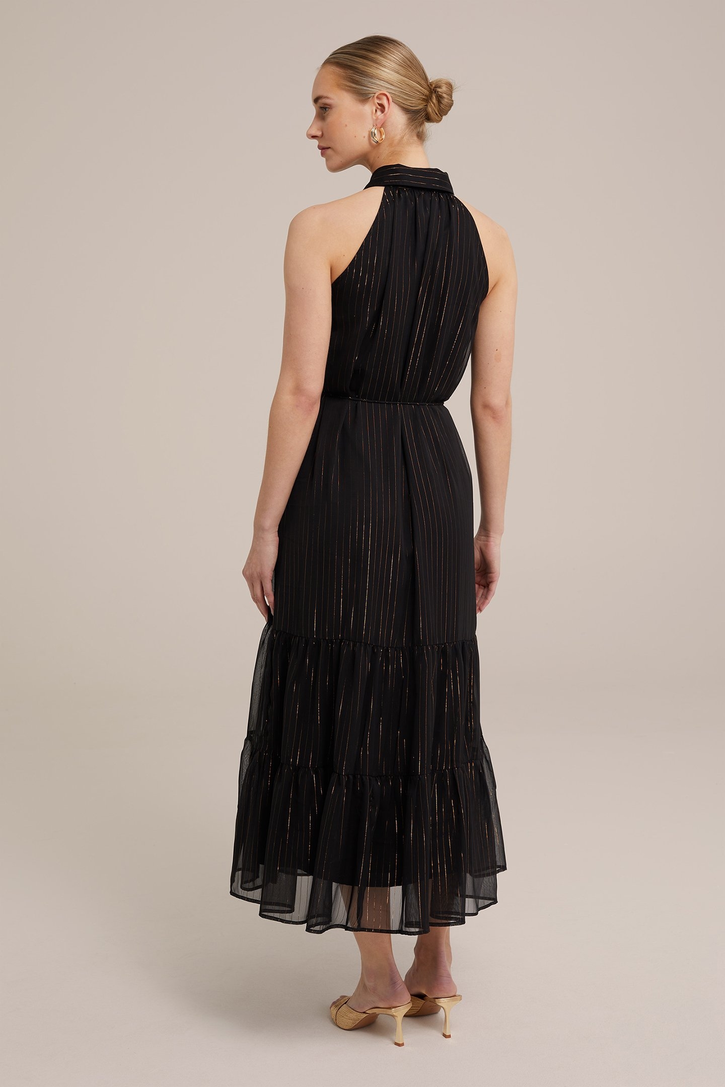 DRESS MID LENGTH BLACK 2