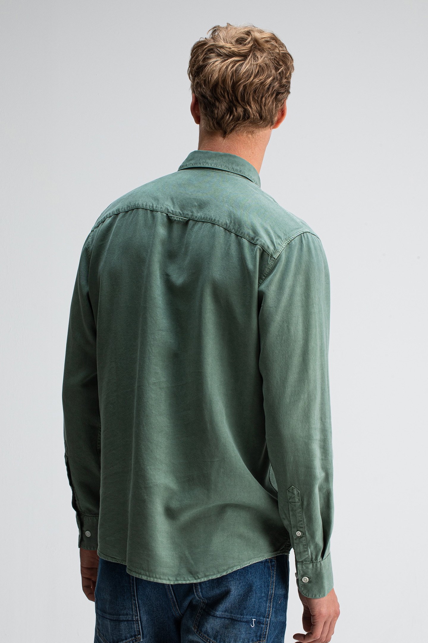 DIEPPE MK. 2 TENCEL SHIRT JADE GREEN 2