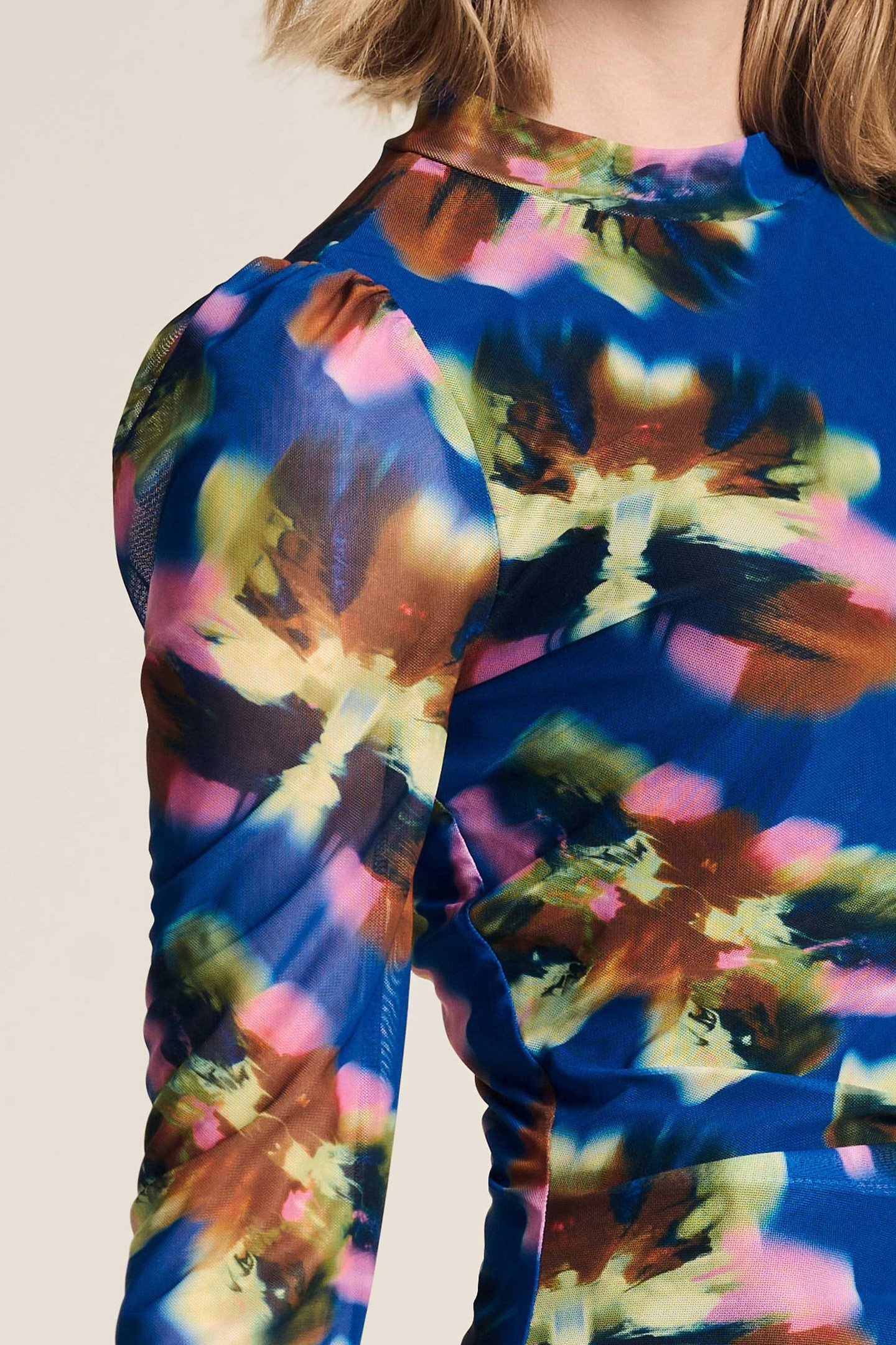 DRESS - BUTTERFLY BLUE MESH 8