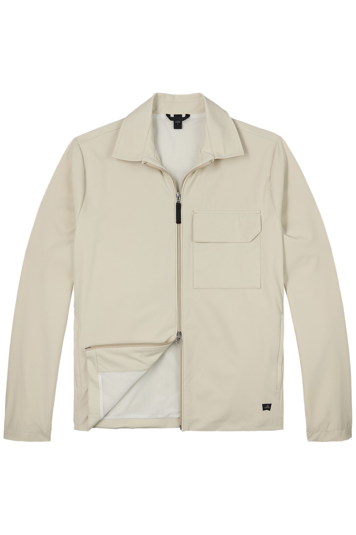 MARSH | TECH STRETCH SHIRT JACKET WHITE SAND 2