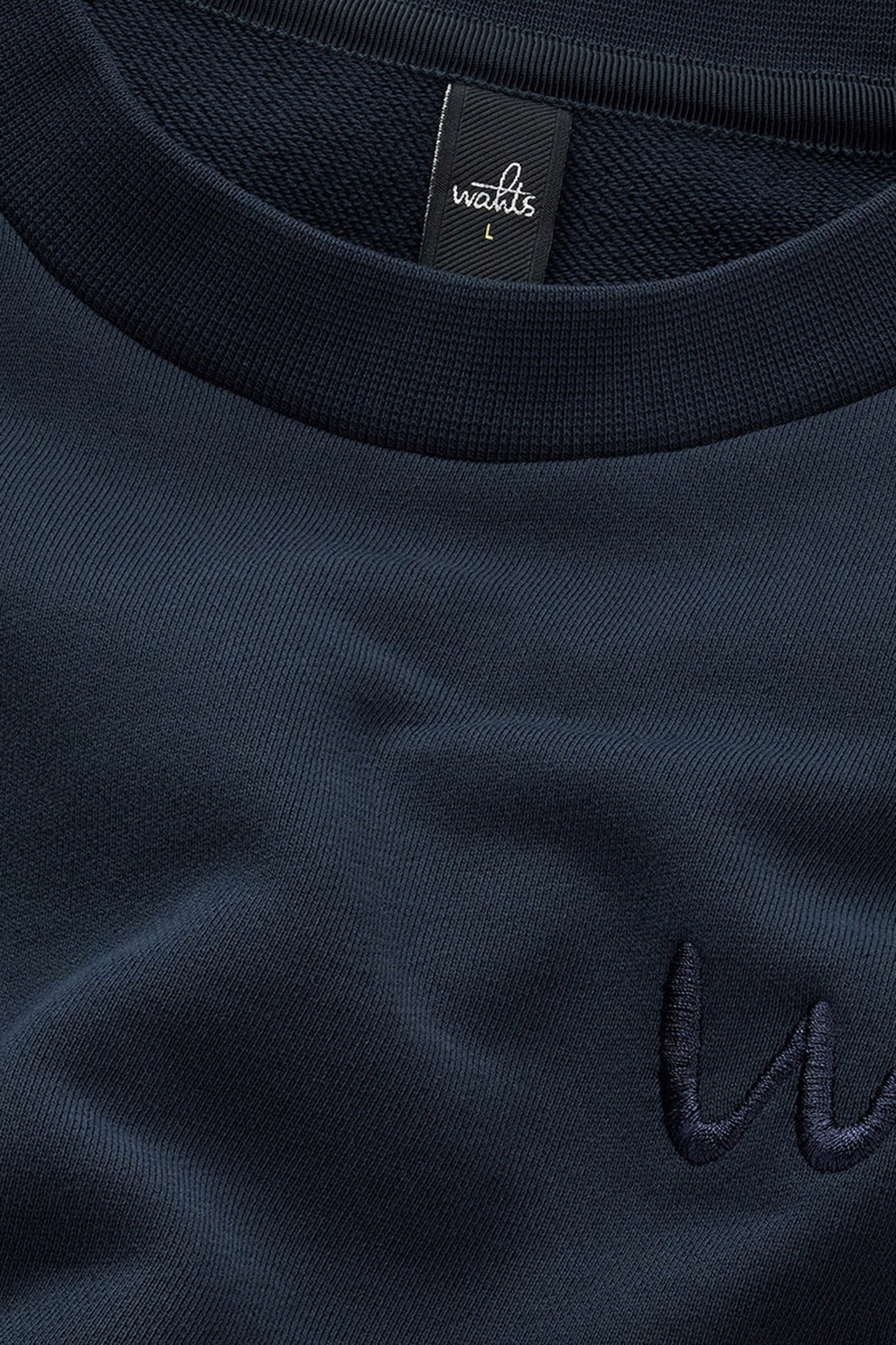 YORK | JERSEY SWEAT T-SHIRT NAVY BLUE 4