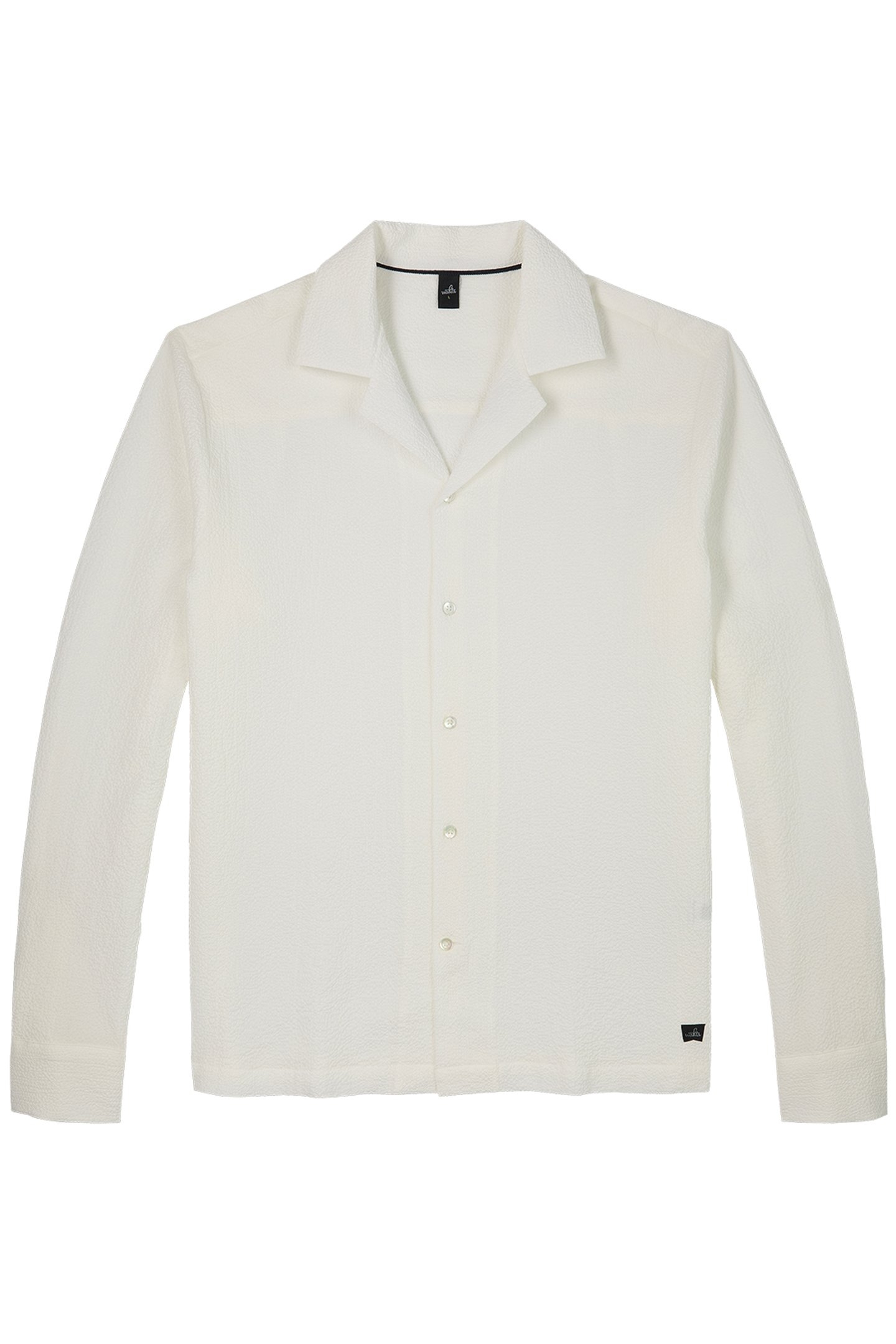 COOKE | STRETCH SEERSUCKER SHIRT PURE WHITE 1