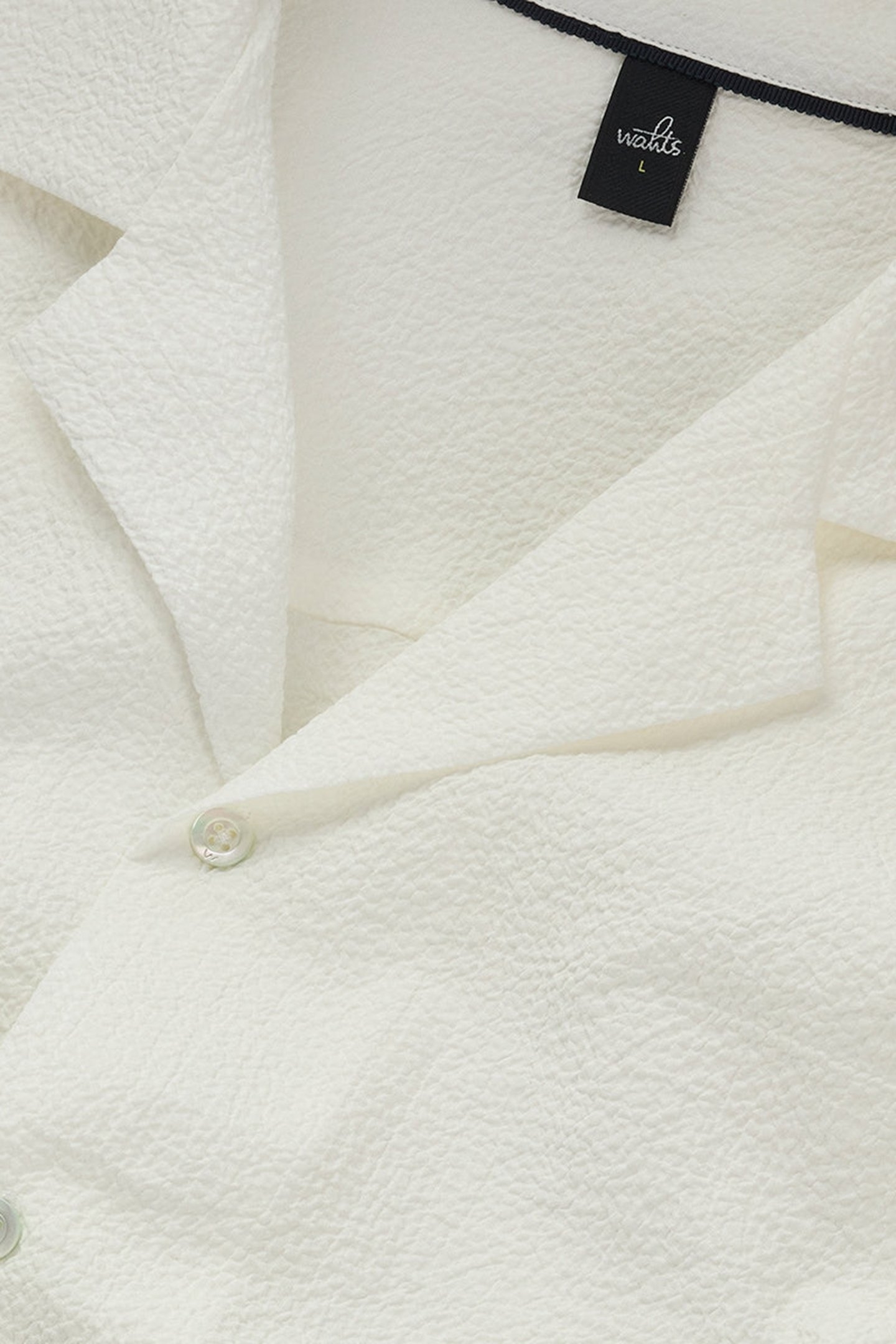 COOKE | STRETCH SEERSUCKER SHIRT PURE WHITE 4