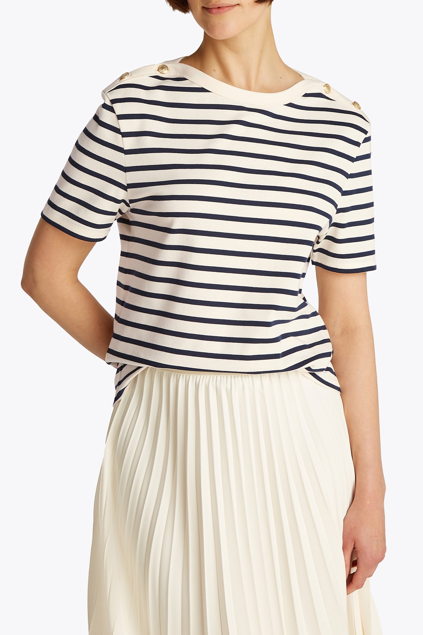 TOMMY HILFIGER REGULAR FIT T-SHIRT, CALICO/DARK NIGHT NAVY 1