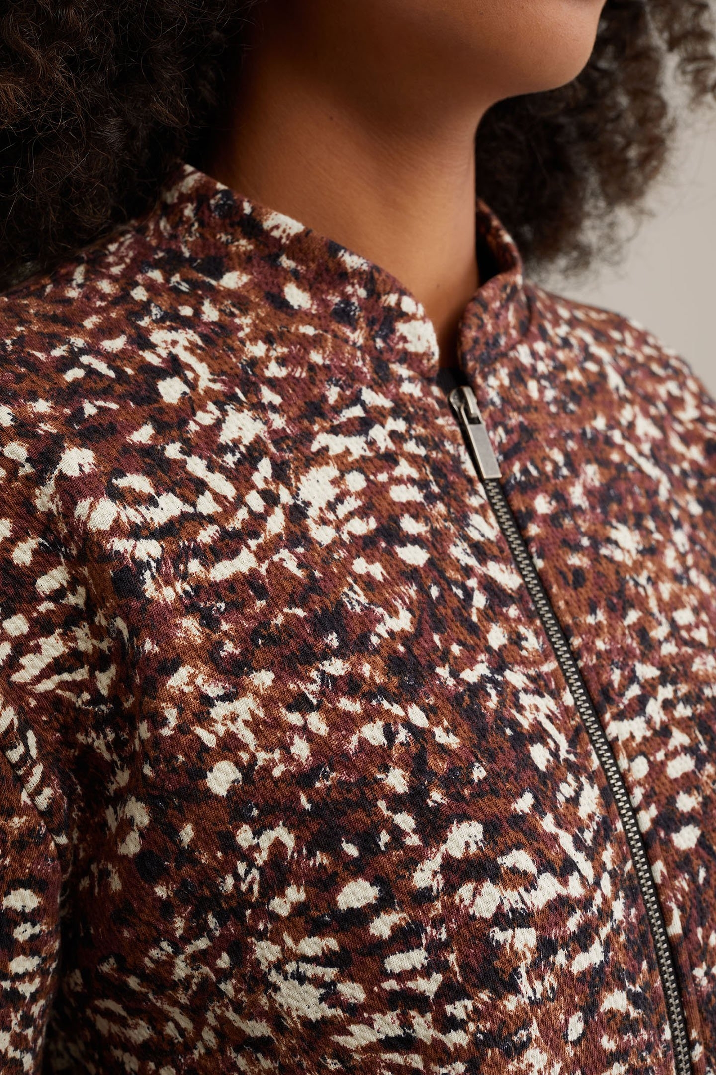 JACKET NORMAL LENGTH BROWN 5